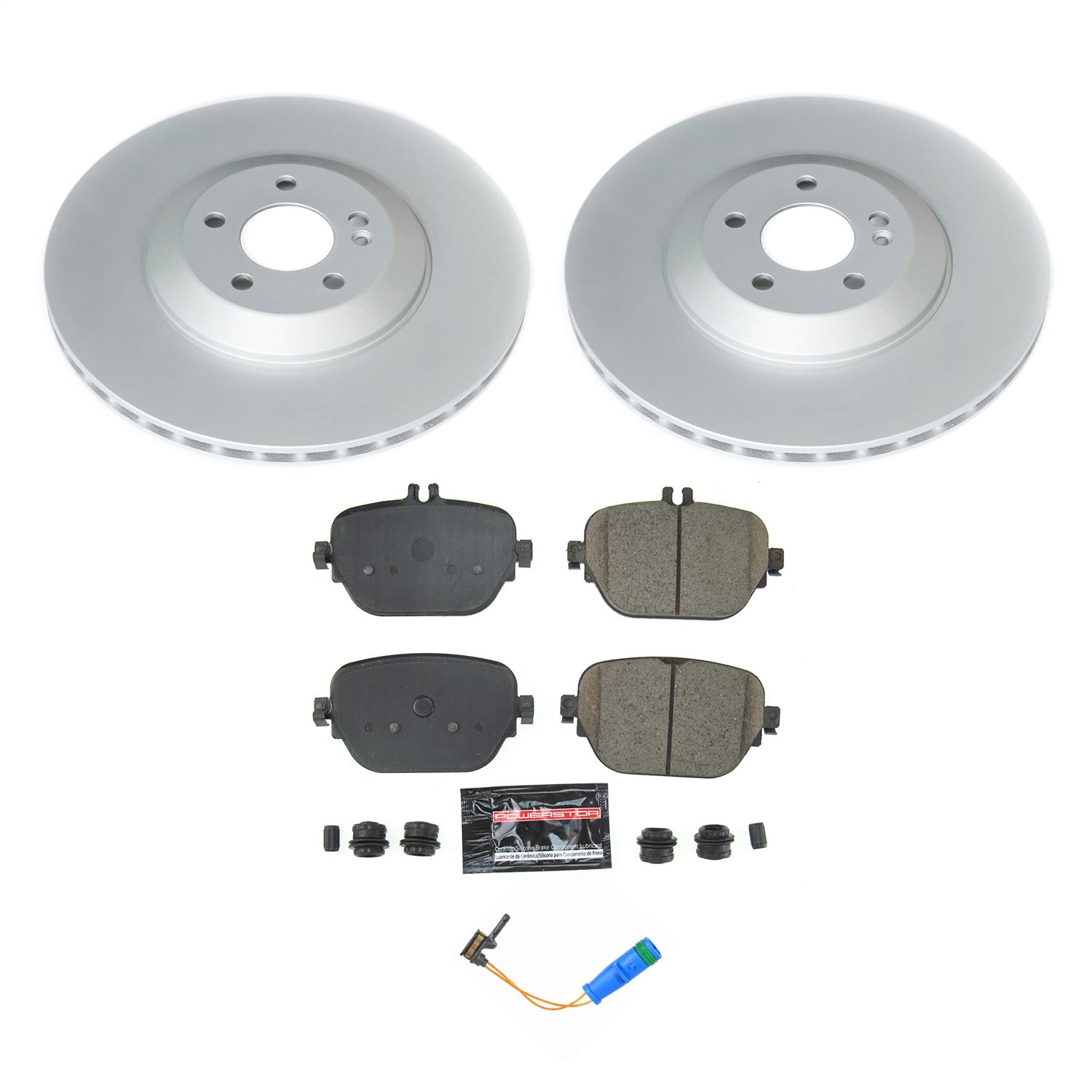 Power Stop - CRK8153 - Rear - Disc Brake Pad and Rotor Kit