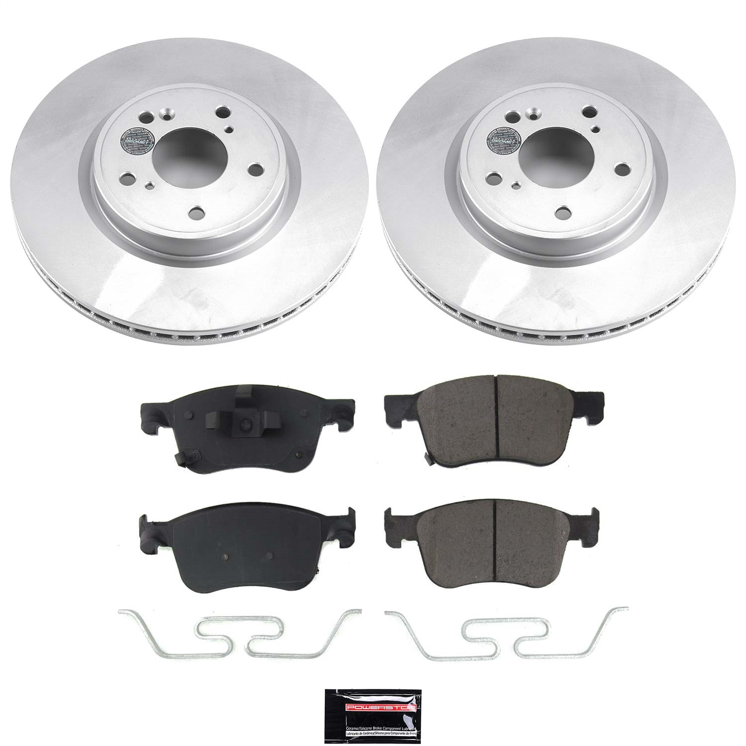 Power Stop - CRK8165 - Front - Disc Brake Pad and Rotor Kit