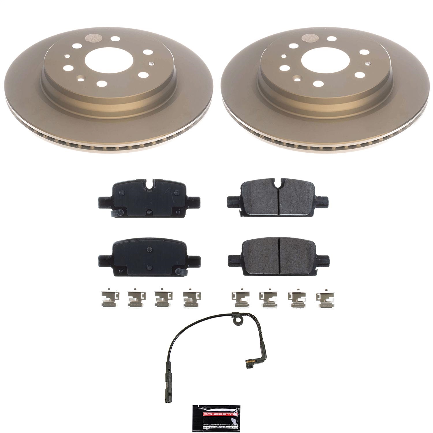 Power Stop - CRK8173 - Rear - Disc Brake Pad and Rotor Kit
