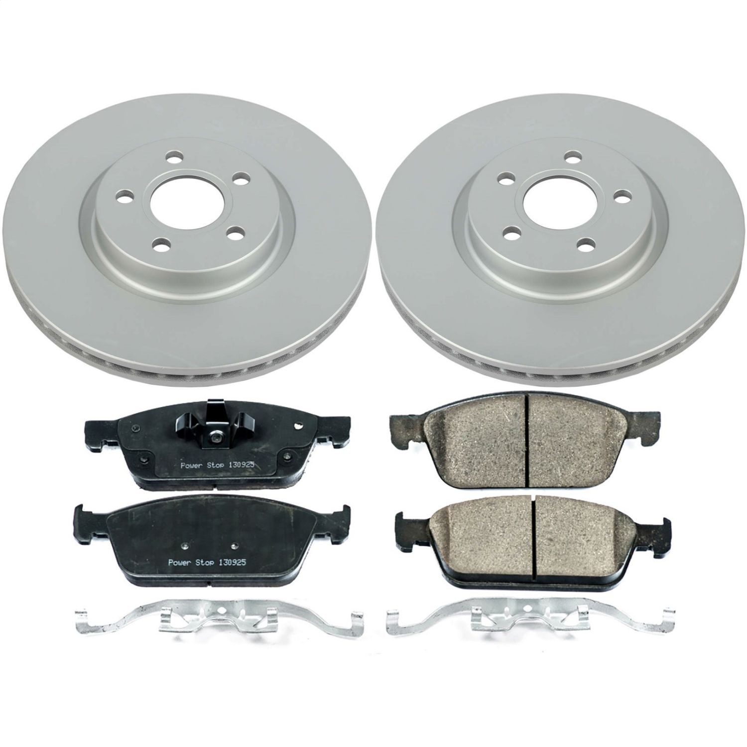 Power Stop - CRK8175 - Front - Disc Brake Pad and Rotor Kit