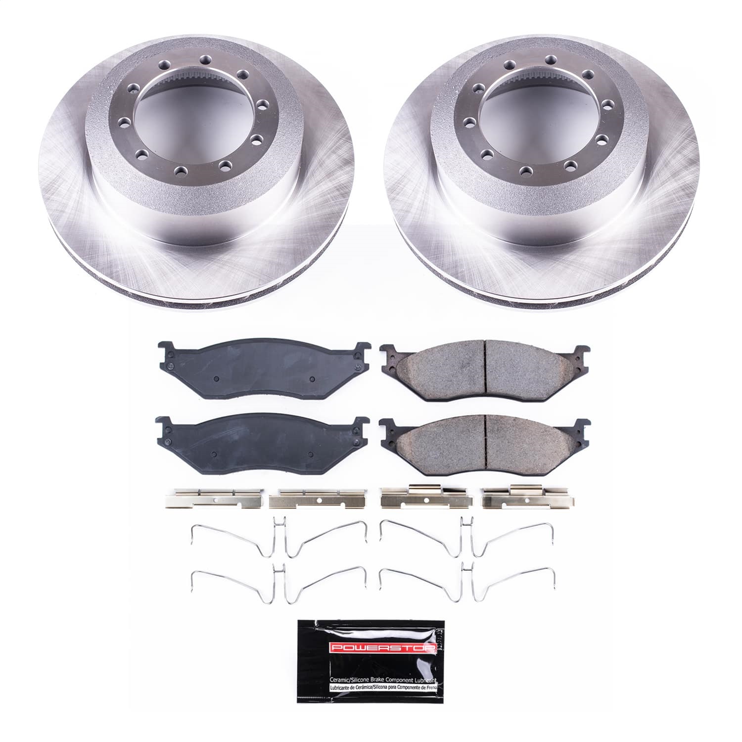 Power Stop - CRK8185 - Rear - Disc Brake Pad and Rotor Kit