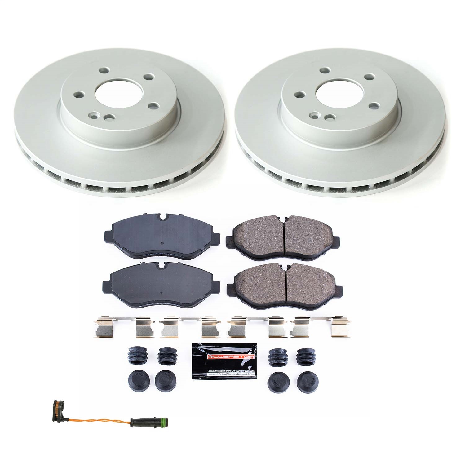 Power Stop - CRK8219 - Front - Disc Brake Pad and Rotor Kit