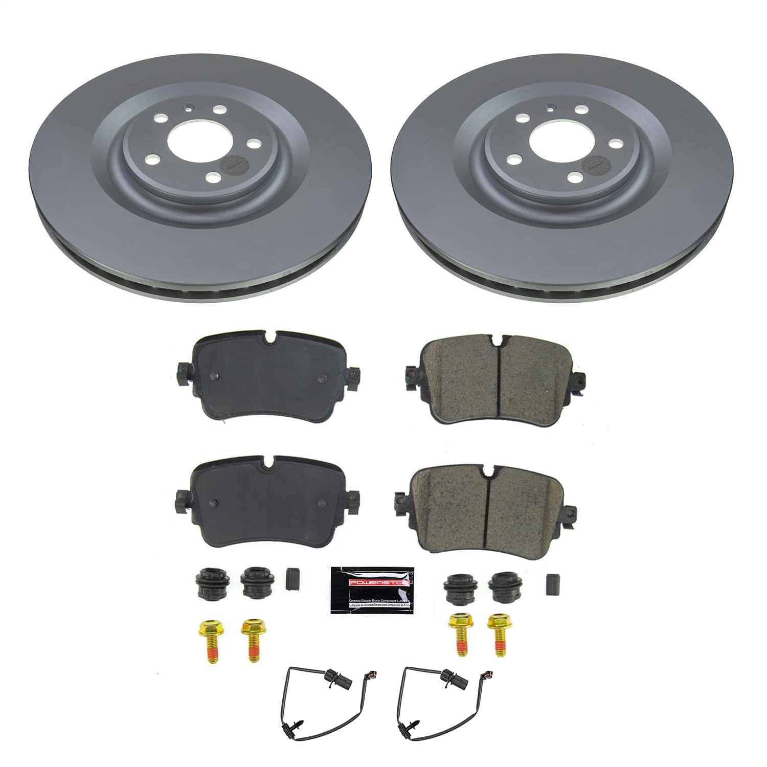 Power Stop - CRK8221 - Rear - Disc Brake Pad and Rotor Kit