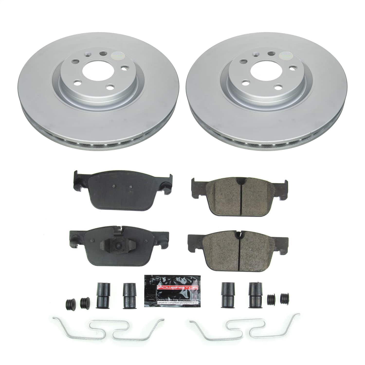 Power Stop - CRK8227 - Front - Disc Brake Pad and Rotor Kit