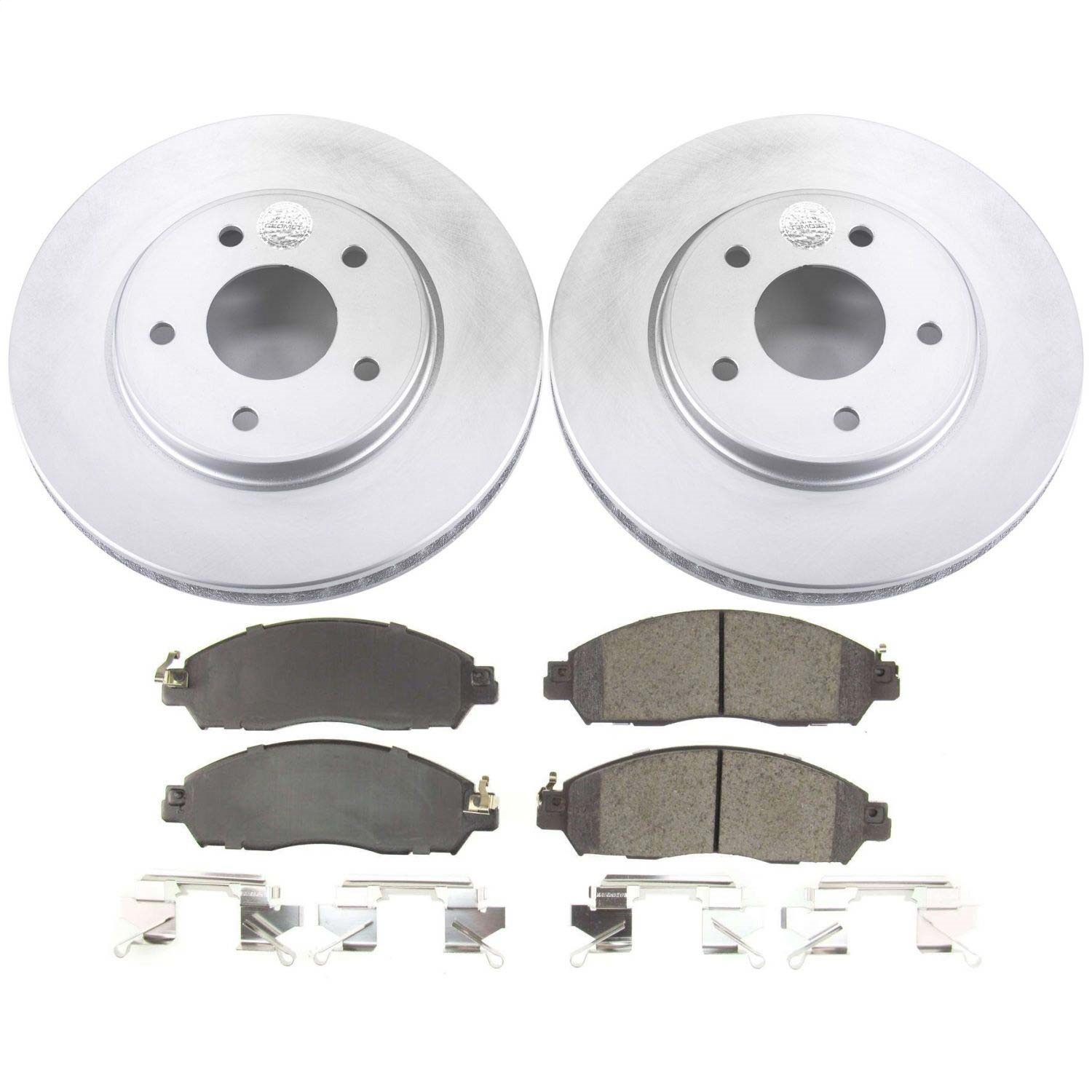 Power Stop - CRK8275 - Front - Disc Brake Pad and Rotor Kit