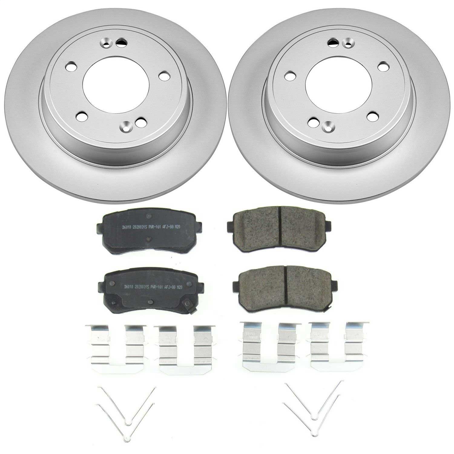 Power Stop - CRK8277 - Rear - Disc Brake Pad and Rotor Kit
