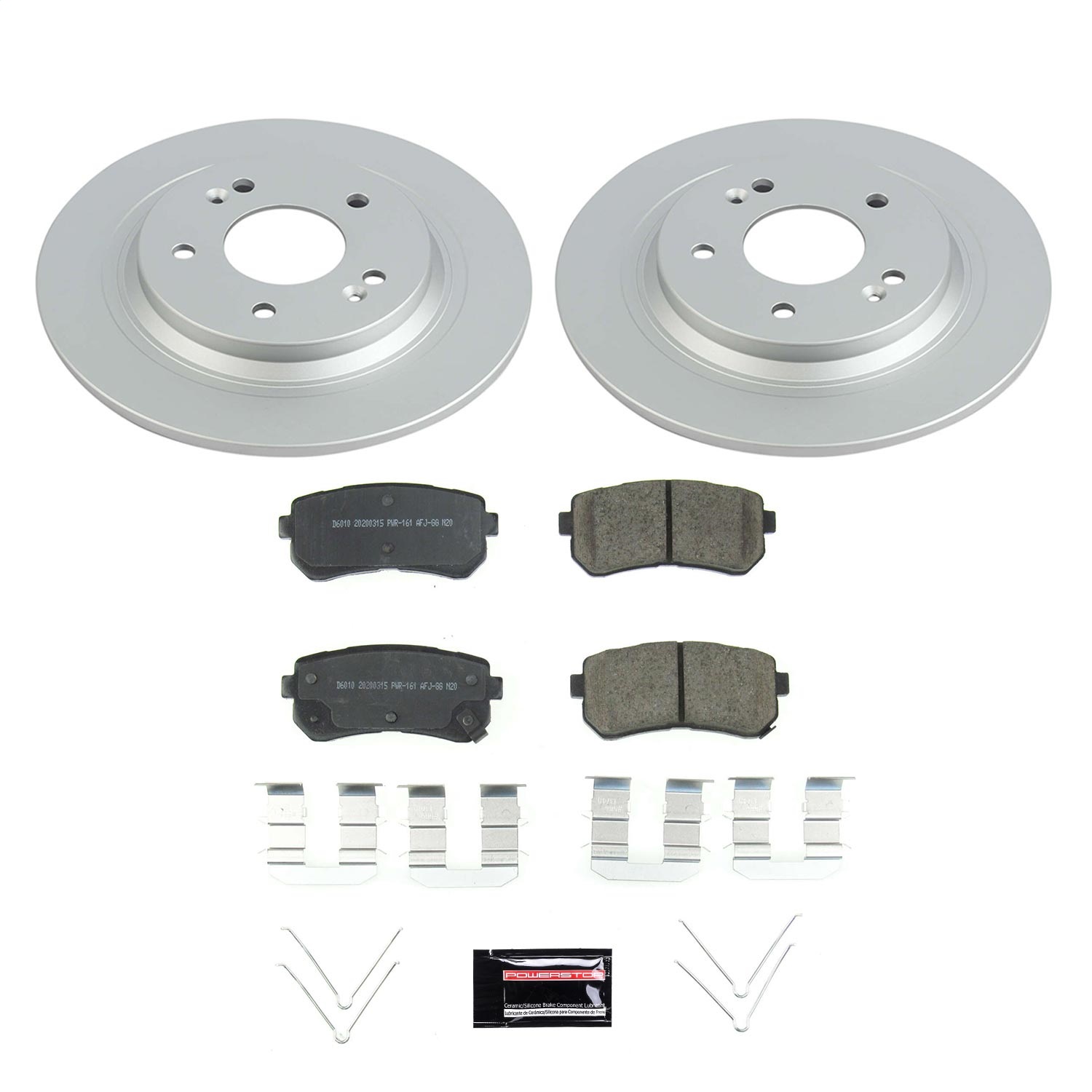 Power Stop - CRK8306 - Rear - Disc Brake Pad and Rotor Kit