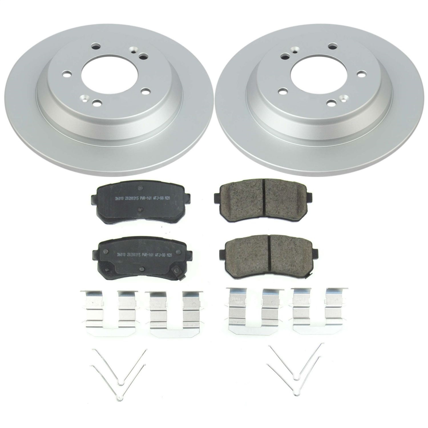 Power Stop - CRK8307 - Rear - Disc Brake Pad and Rotor Kit