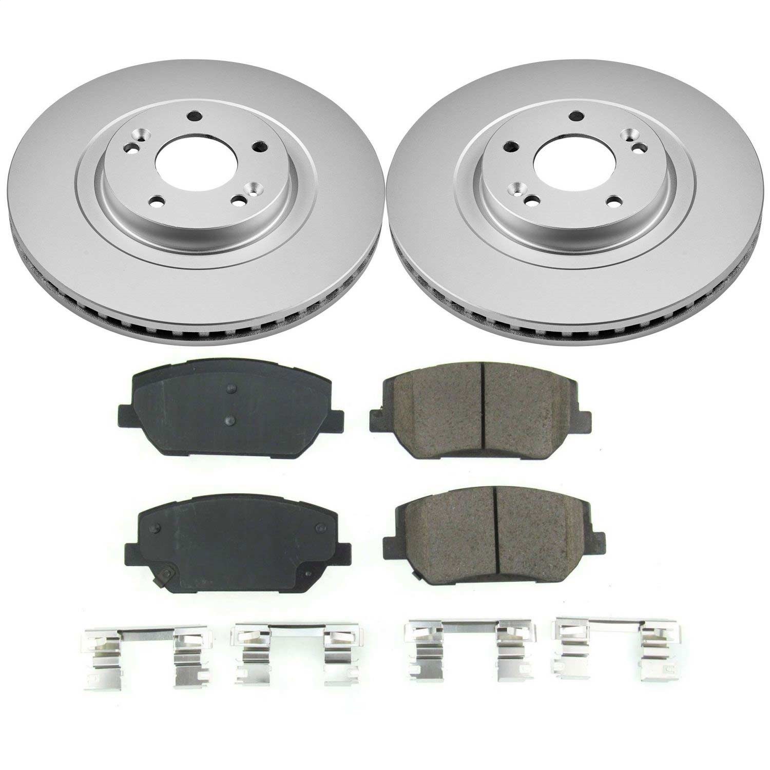 Power Stop - CRK8309 - Front - Disc Brake Pad and Rotor Kit