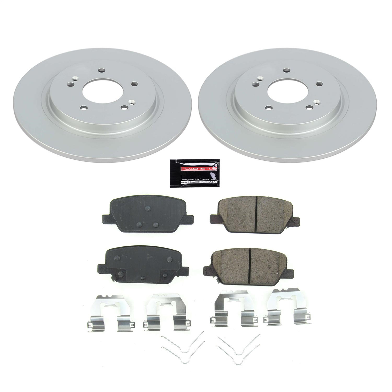 Power Stop - CRK8310 - Rear - Disc Brake Pad and Rotor Kit