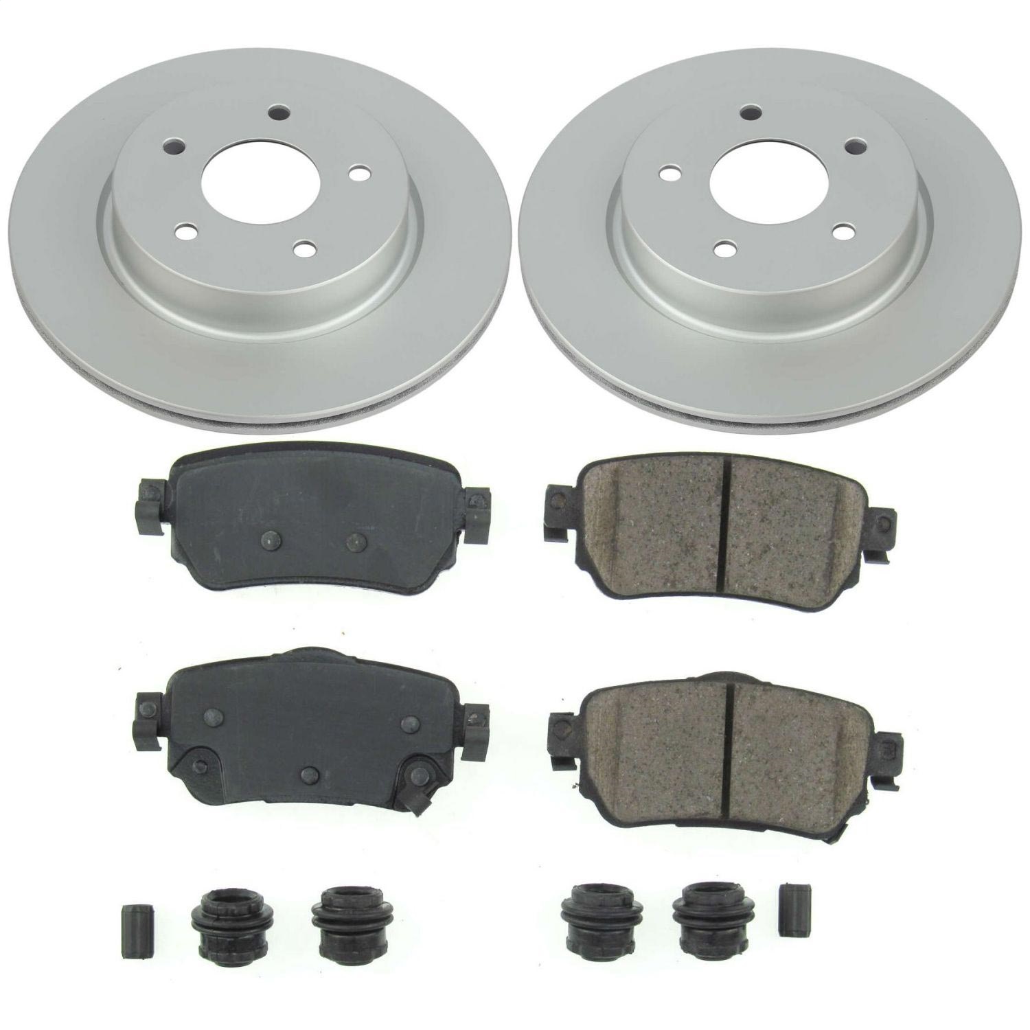 Power Stop - CRK8313 - Rear - Disc Brake Pad and Rotor Kit