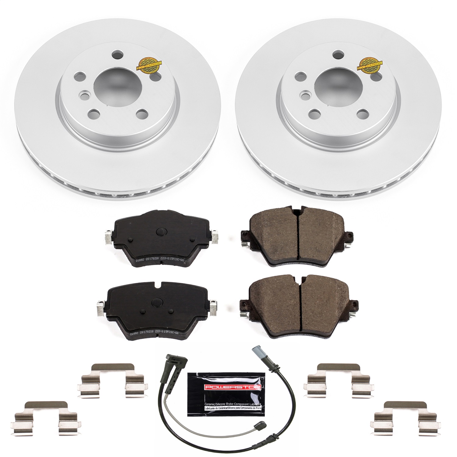 Power Stop - CRK8323 - Front - Disc Brake Pad and Rotor Kit