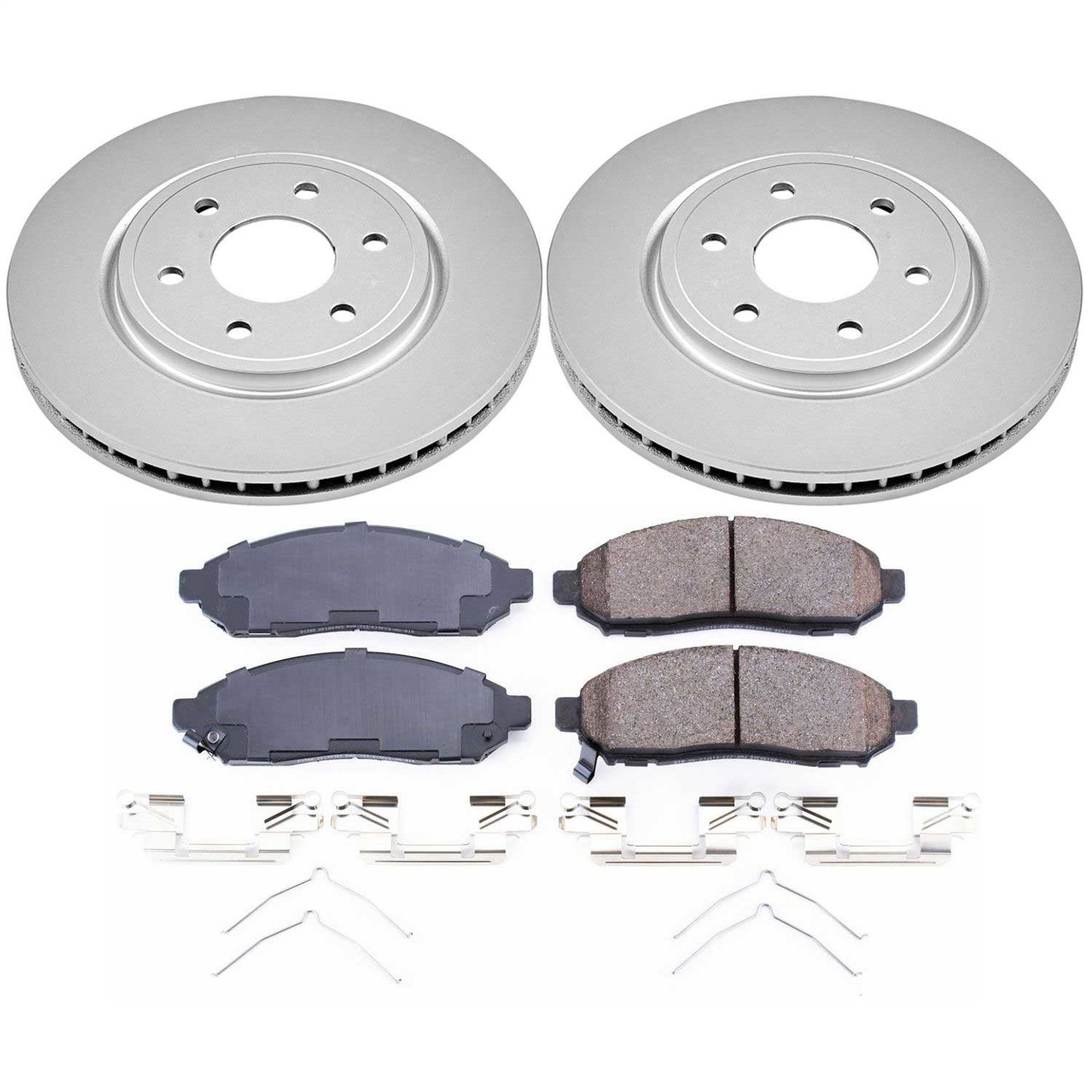 Power Stop - CRK8325 - Front - Disc Brake Pad and Rotor Kit