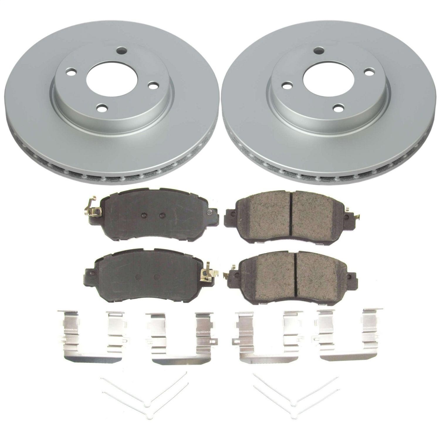 Power Stop - CRK8326 - Front - Disc Brake Pad and Rotor Kit