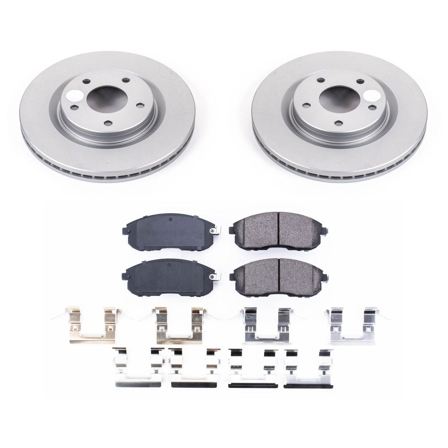 Power Stop - CRK8327 - Front - Disc Brake Pad and Rotor Kit