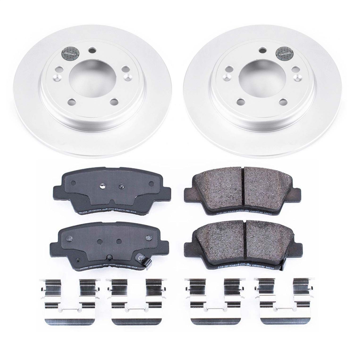 Power Stop - CRK8331 - Rear - Disc Brake Pad and Rotor Kit