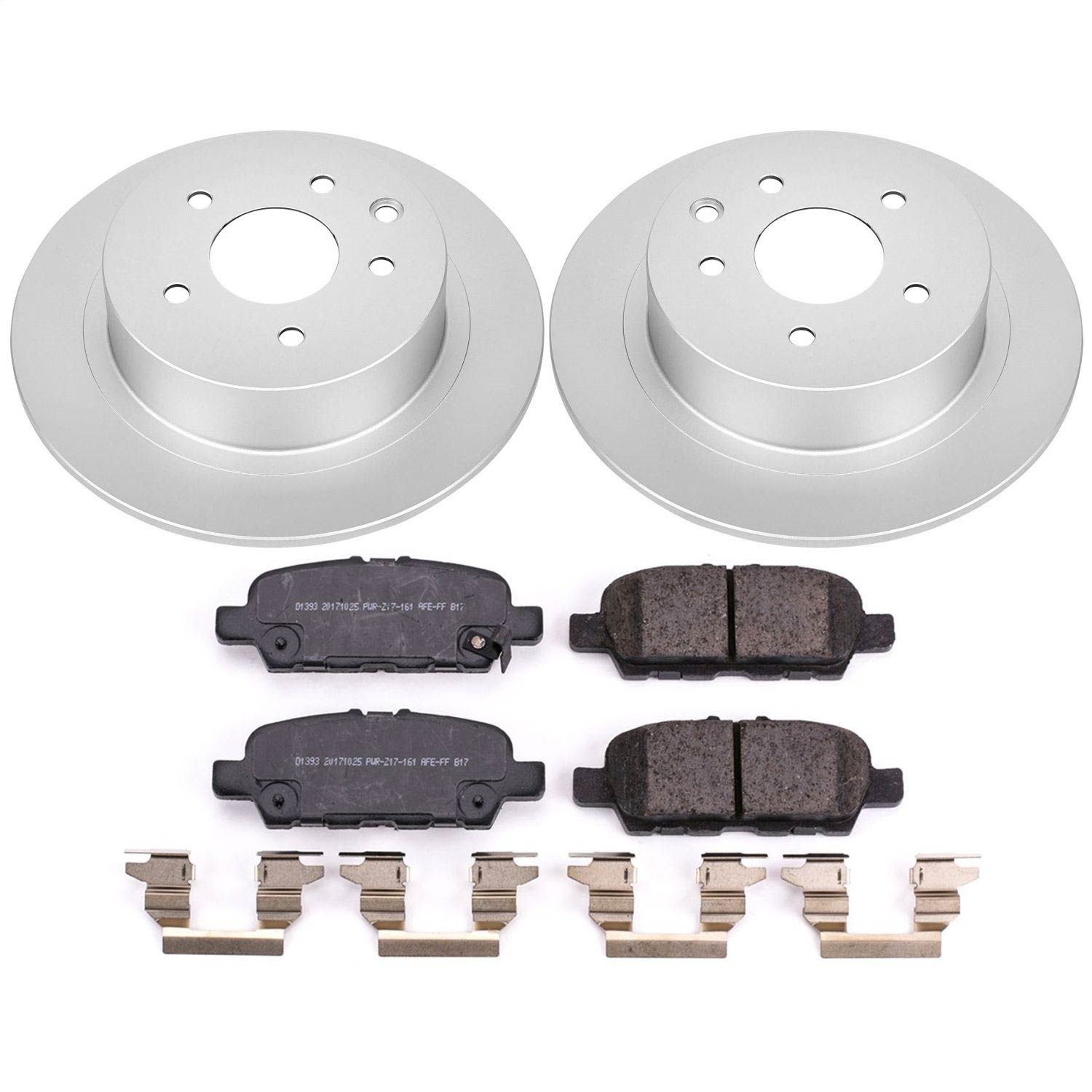 Power Stop - CRK8335 - Rear - Disc Brake Pad and Rotor Kit