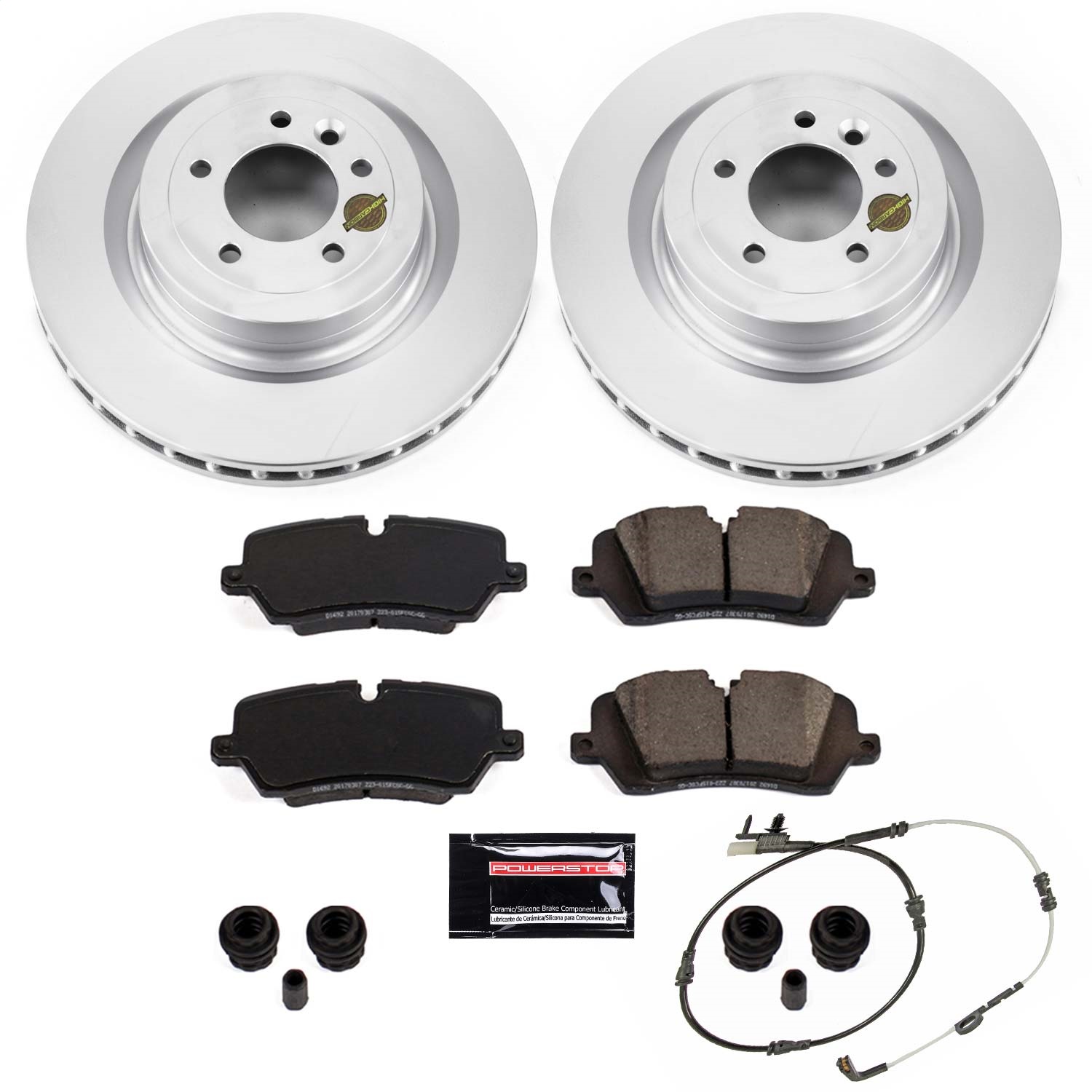 Power Stop - CRK8385 - Rear - Disc Brake Pad and Rotor Kit