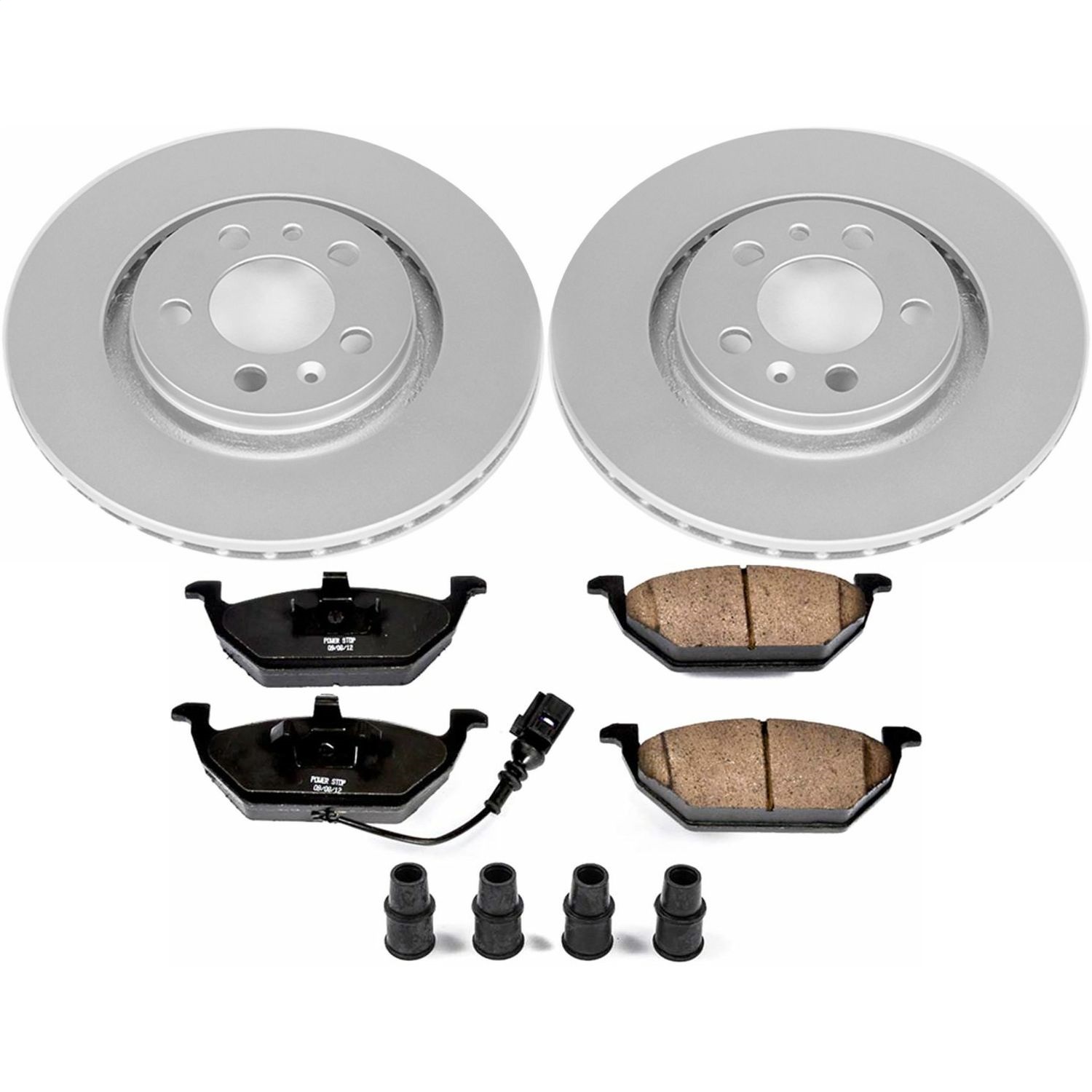 Power Stop - CRK839 - Front - Disc Brake Pad and Rotor Kit