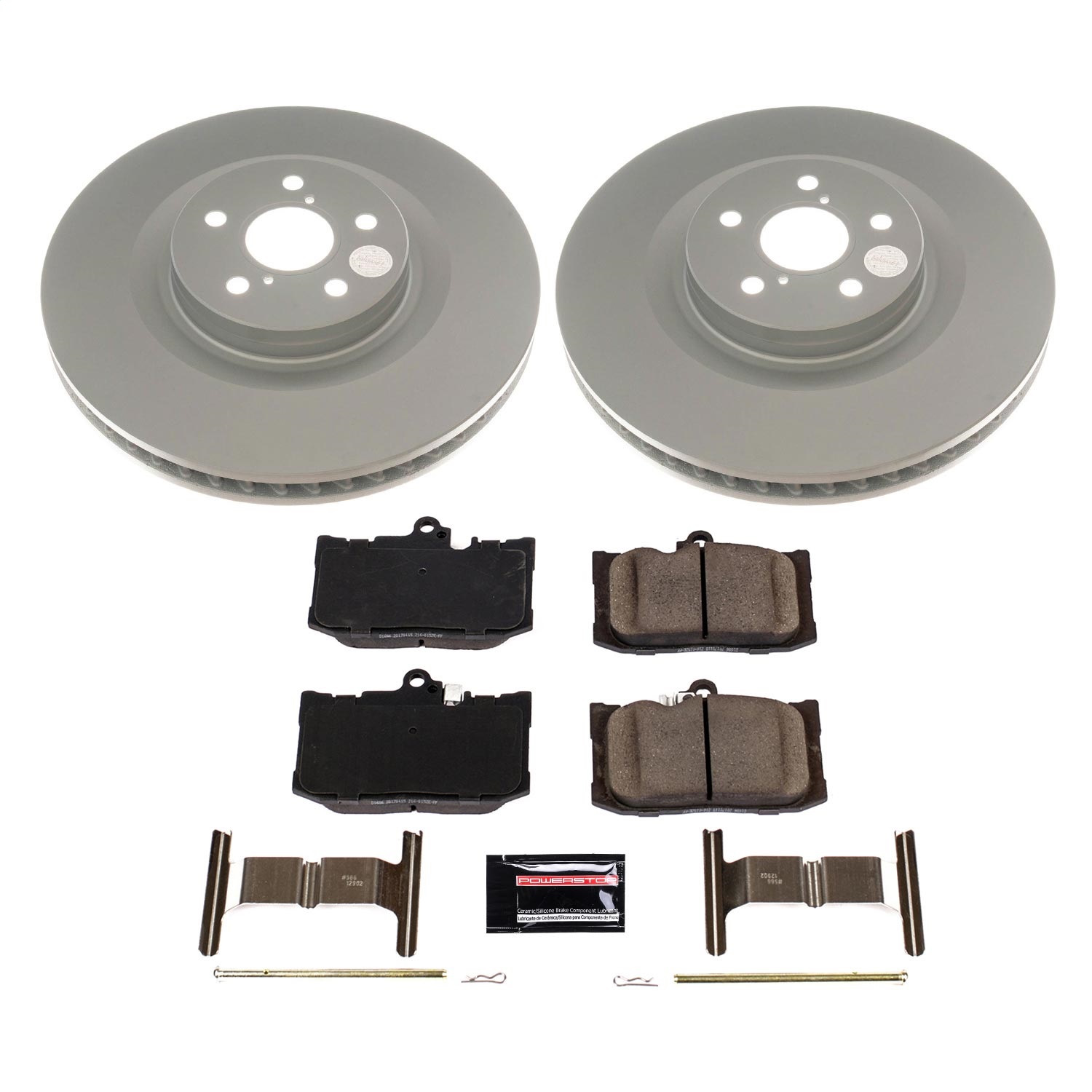 Power Stop - CRK8418 - Front - Disc Brake Pad and Rotor Kit