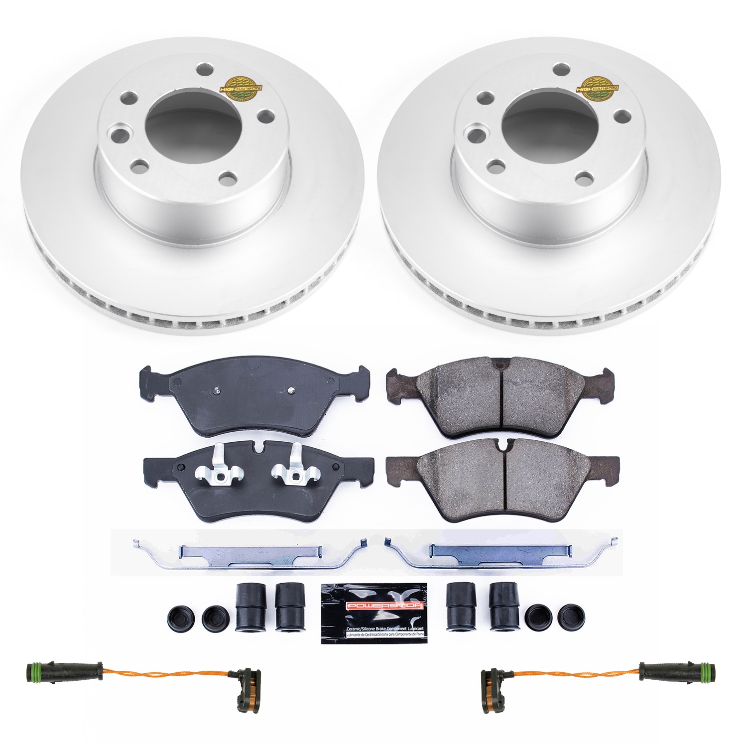 Power Stop - CRK8420 - Front - Disc Brake Pad and Rotor Kit