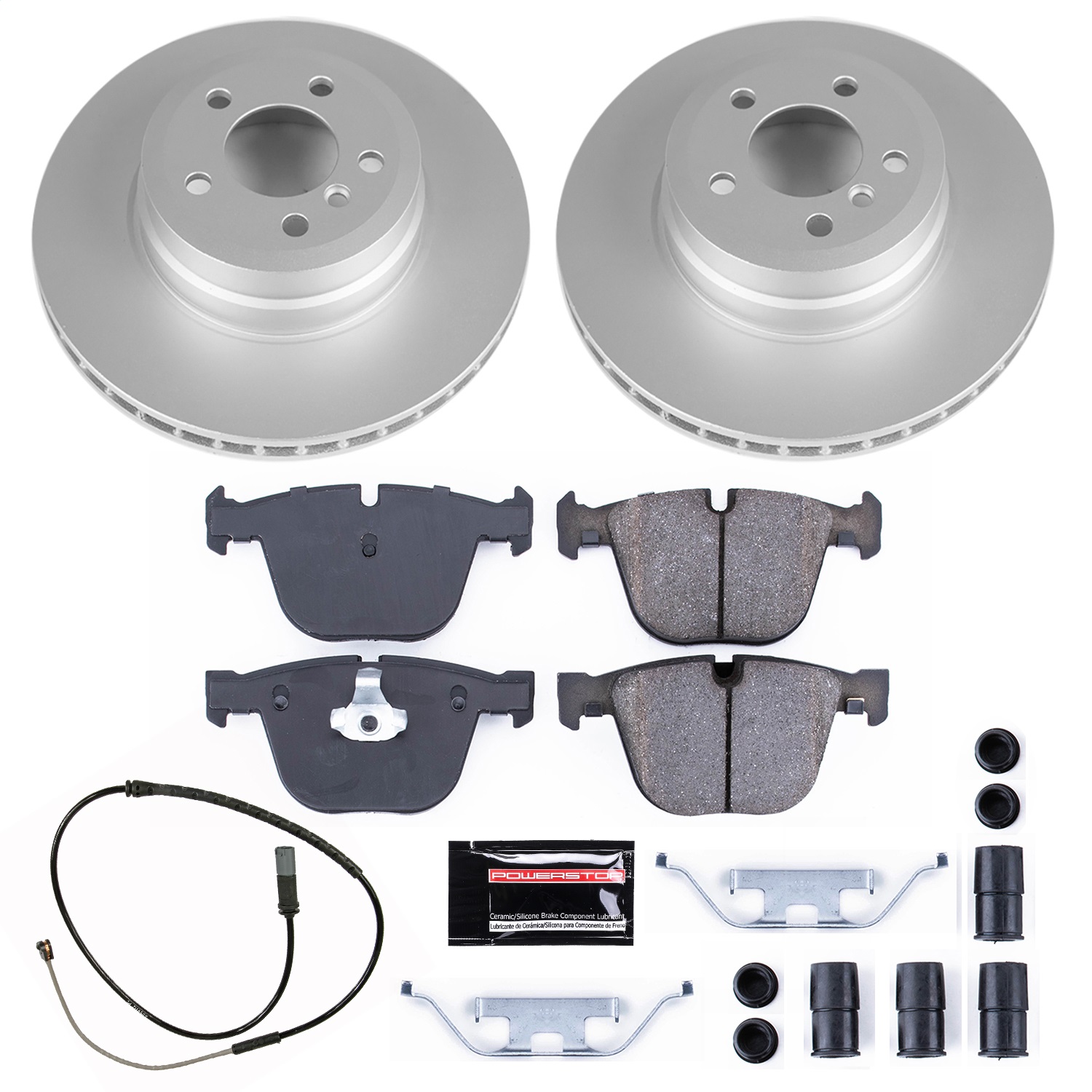 Power Stop - CRK8426 - Rear - Disc Brake Pad and Rotor Kit