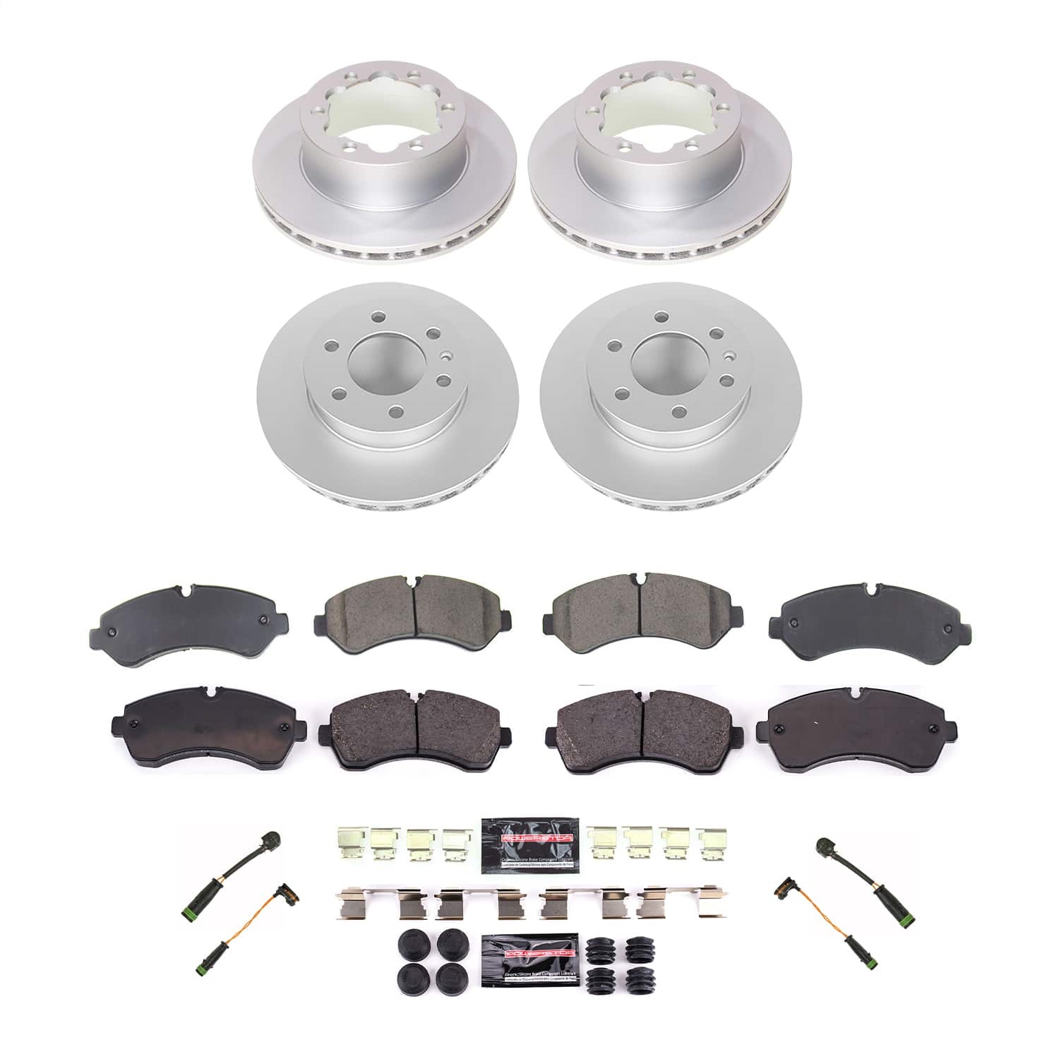 Power Stop - CRK8431 - Rear - Disc Brake Pad and Rotor Kit