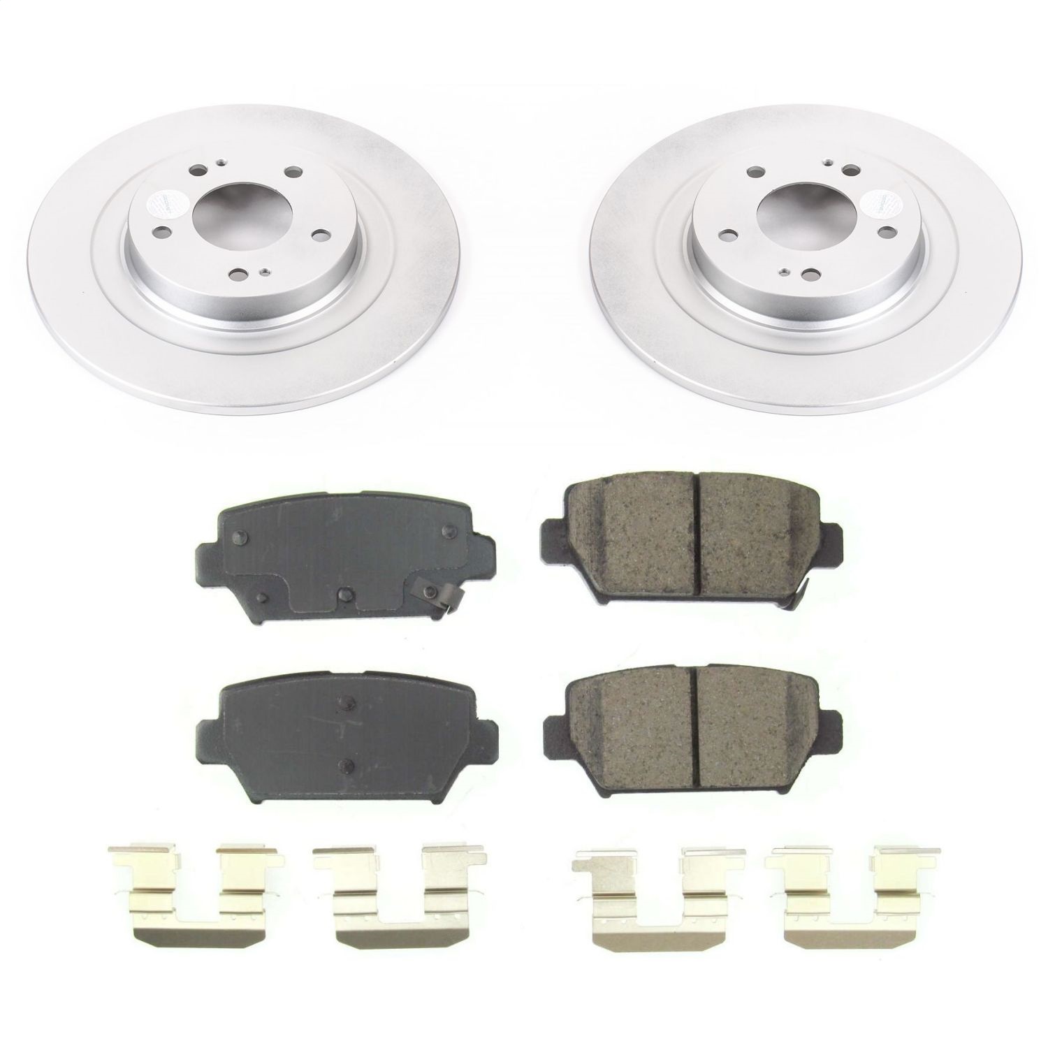 Power Stop - CRK8434 - Rear - Disc Brake Pad and Rotor Kit