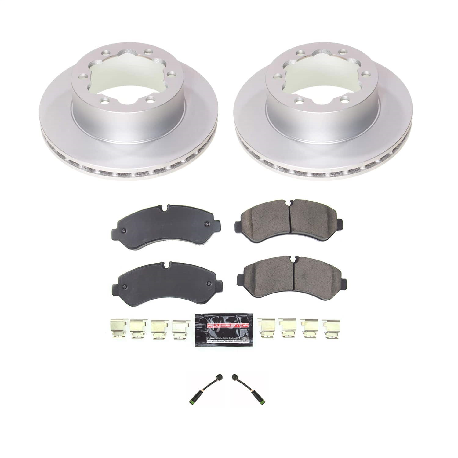Power Stop - CRK8450 - Front and Rear - Disc Brake Pad and Rotor Kit