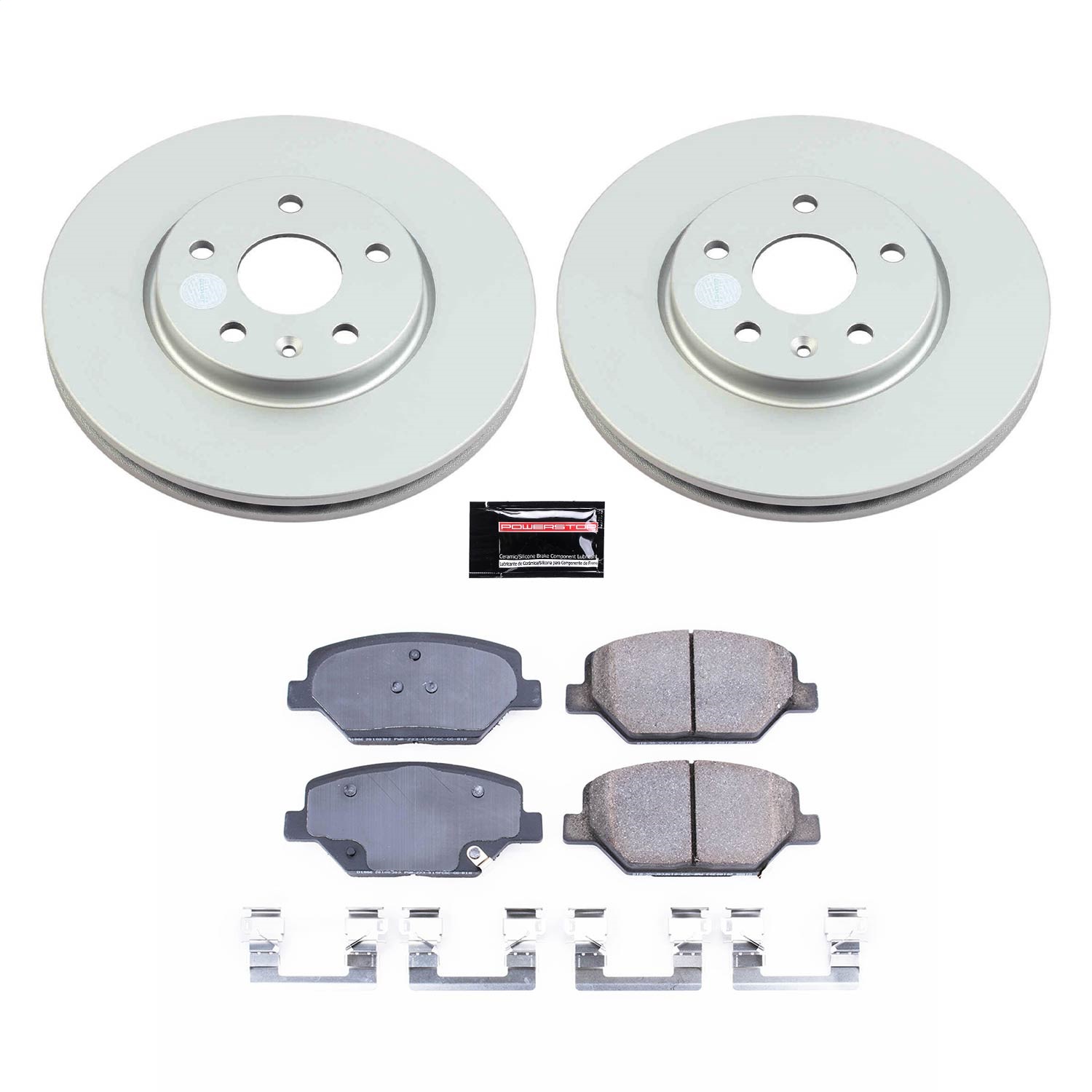 Power Stop - CRK8466 - Front - Disc Brake Pad and Rotor Kit