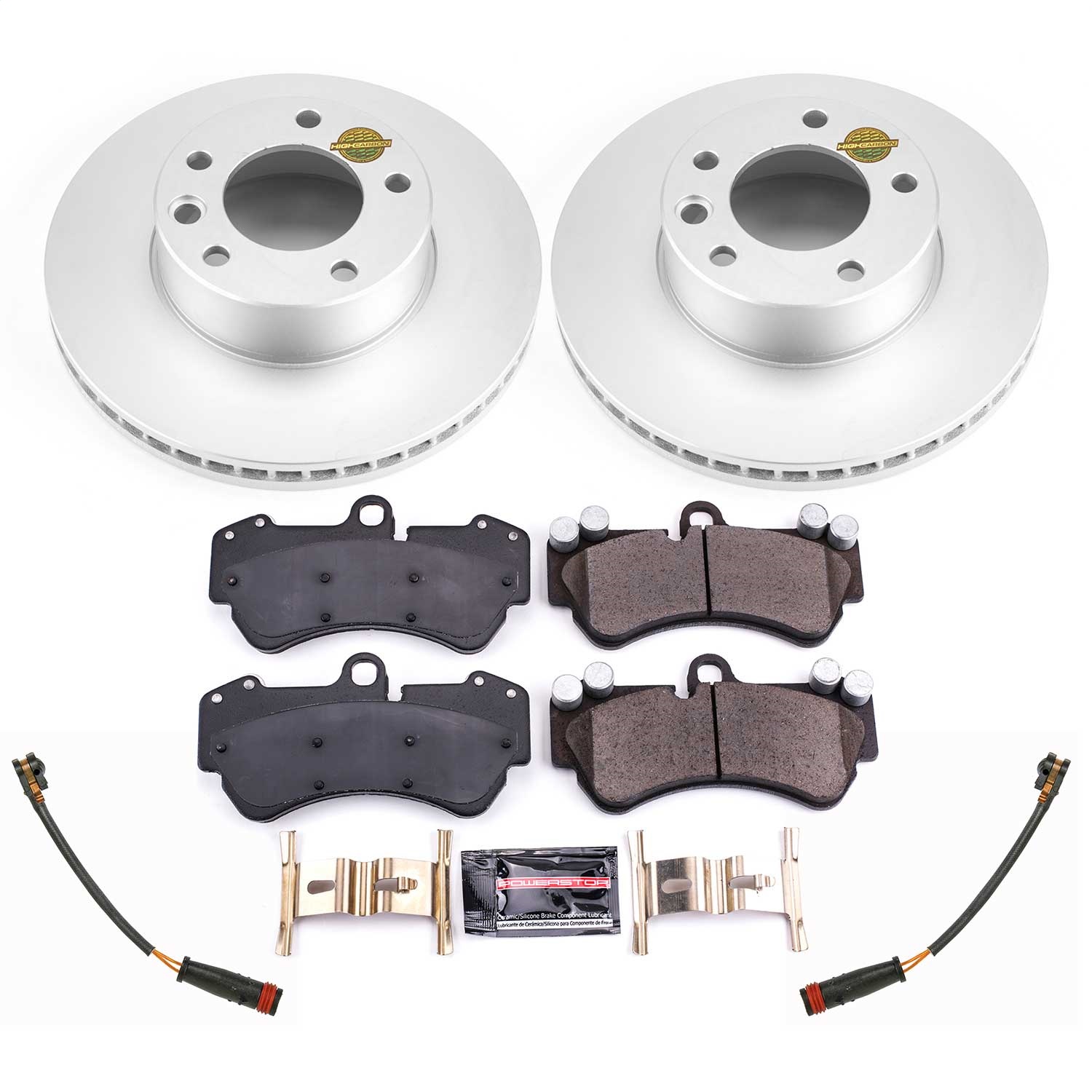 Power Stop - CRK8475 - Front - Disc Brake Pad and Rotor Kit