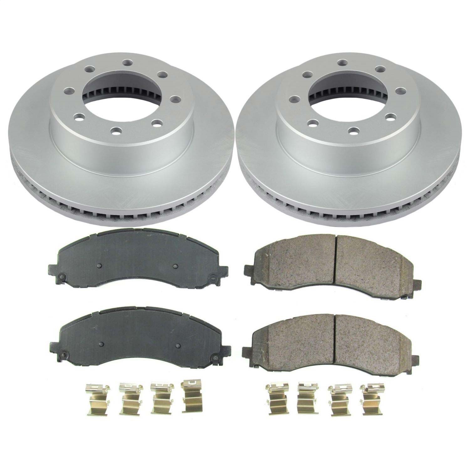 Power Stop - CRK8478 - Front - Disc Brake Pad and Rotor Kit