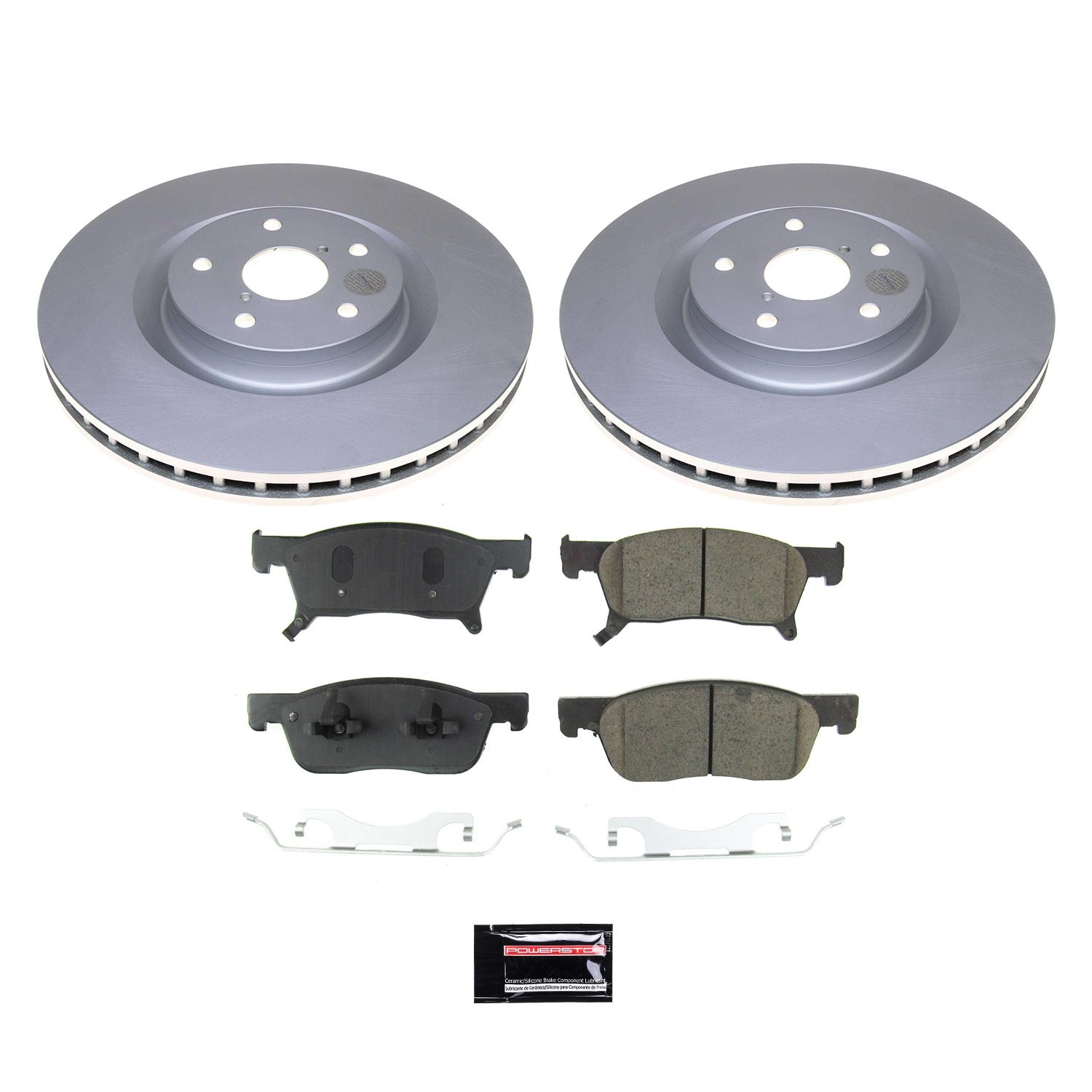 Power Stop - CRK8479 - Front - Disc Brake Pad and Rotor Kit