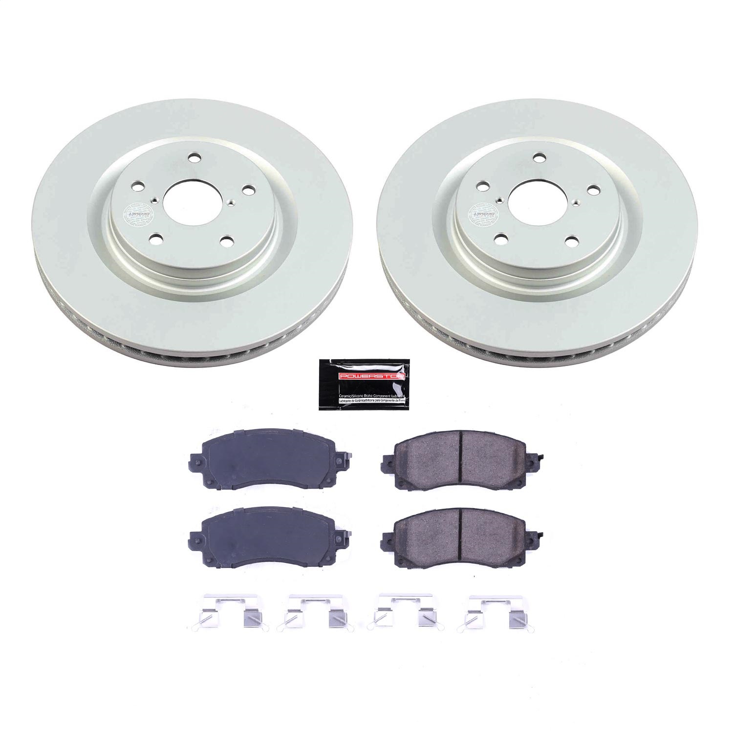 Power Stop - CRK8481 - Front - Disc Brake Pad and Rotor Kit