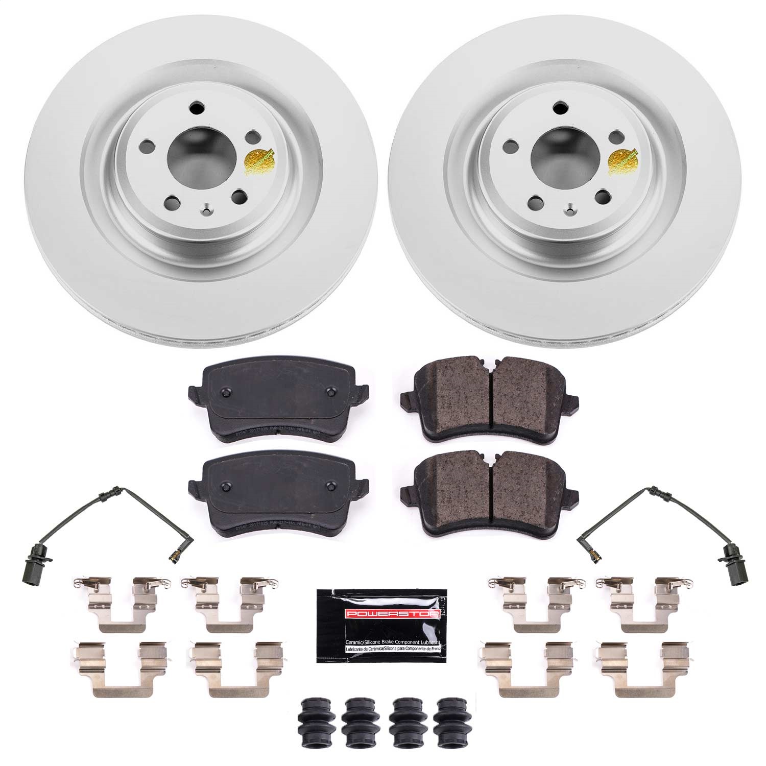 Power Stop - CRK8486 - Rear - Disc Brake Pad and Rotor Kit