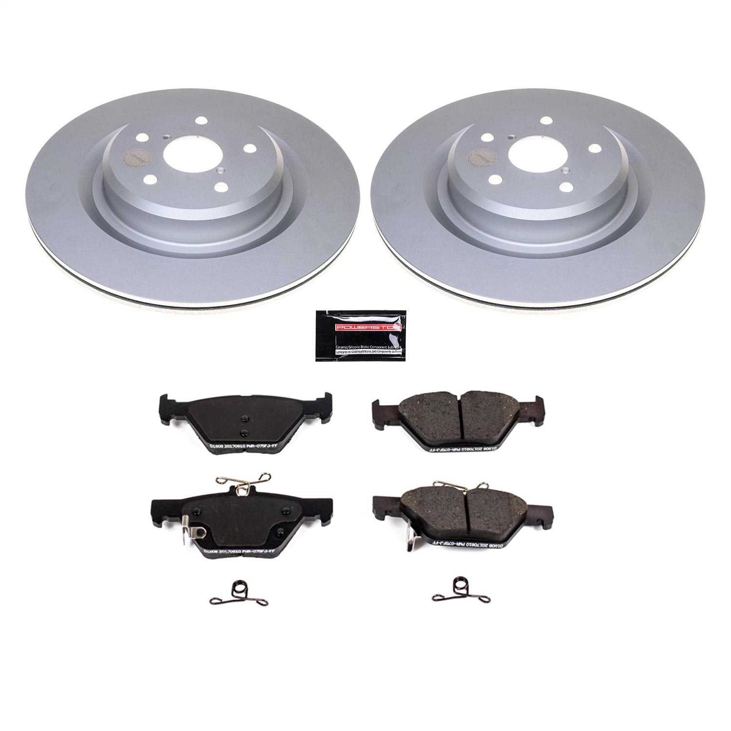 Power Stop - CRK8493 - Rear - Disc Brake Pad and Rotor Kit