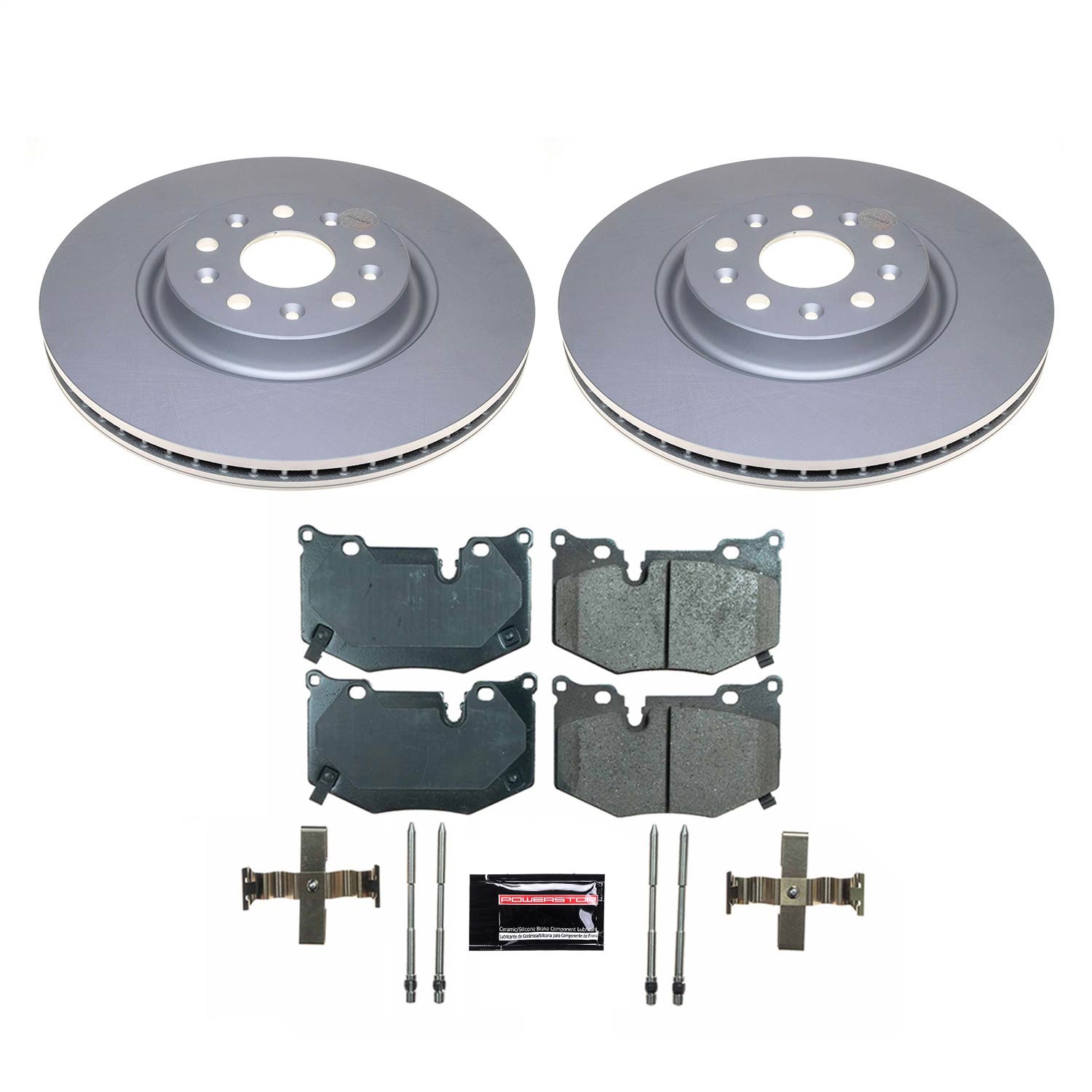 Power Stop - CRK8531 - Rear - Disc Brake Pad and Rotor Kit