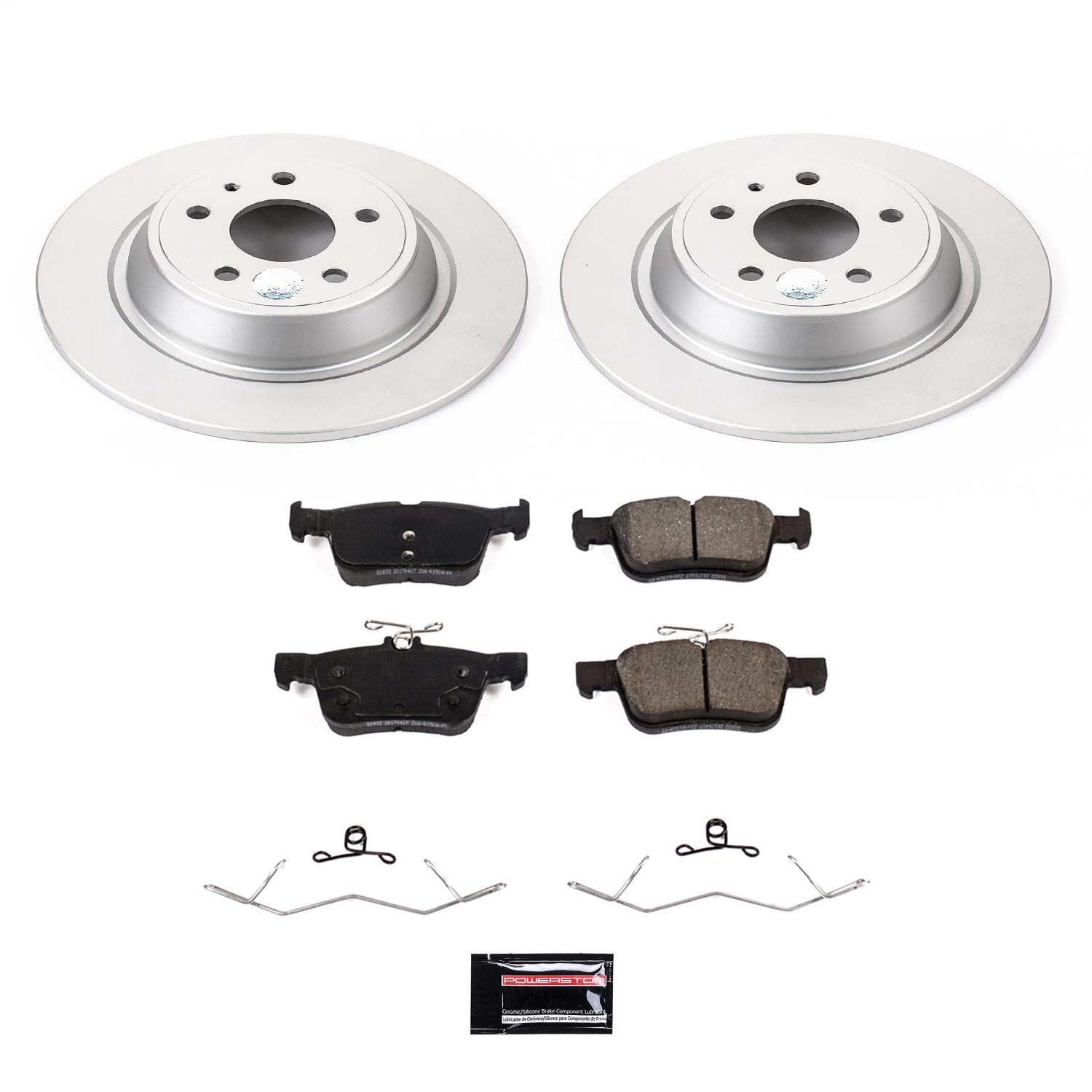 Power Stop - CRK8533 - Rear - Disc Brake Pad and Rotor Kit