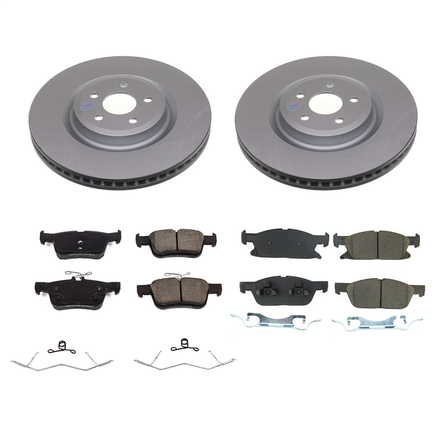 Power Stop - CRK8543 - Front and Rear - Disc Brake Pad and Rotor Kit