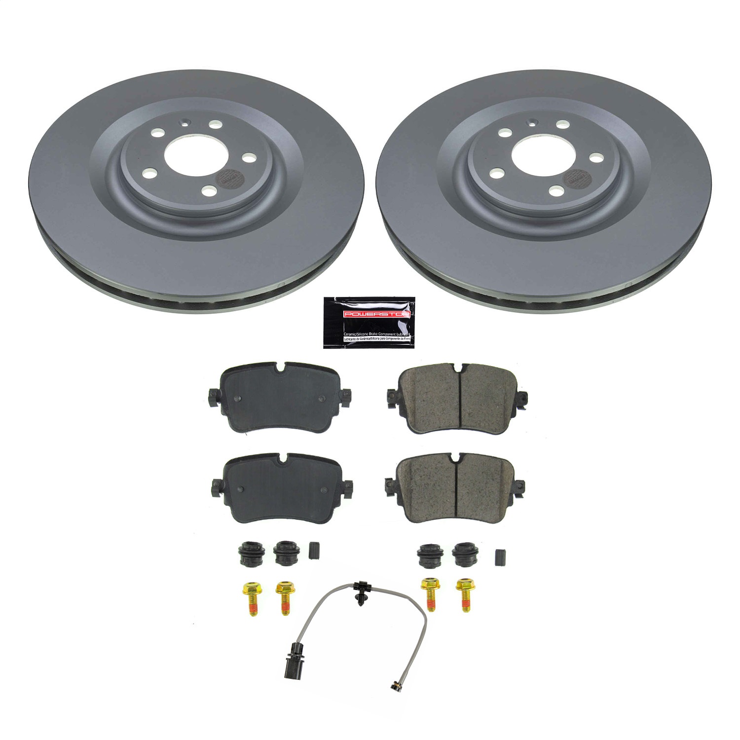 Power Stop - CRK8571 - Rear - Disc Brake Pad and Rotor Kit