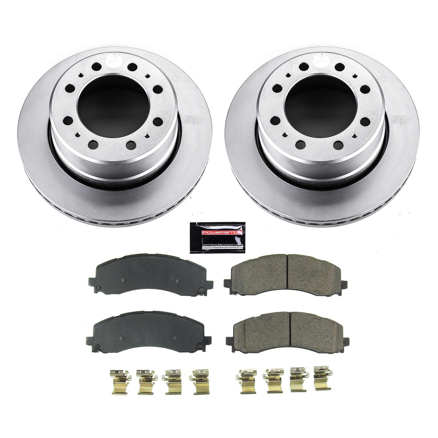 Power Stop - CRK8637 - Rear - Disc Brake Pad and Rotor Kit