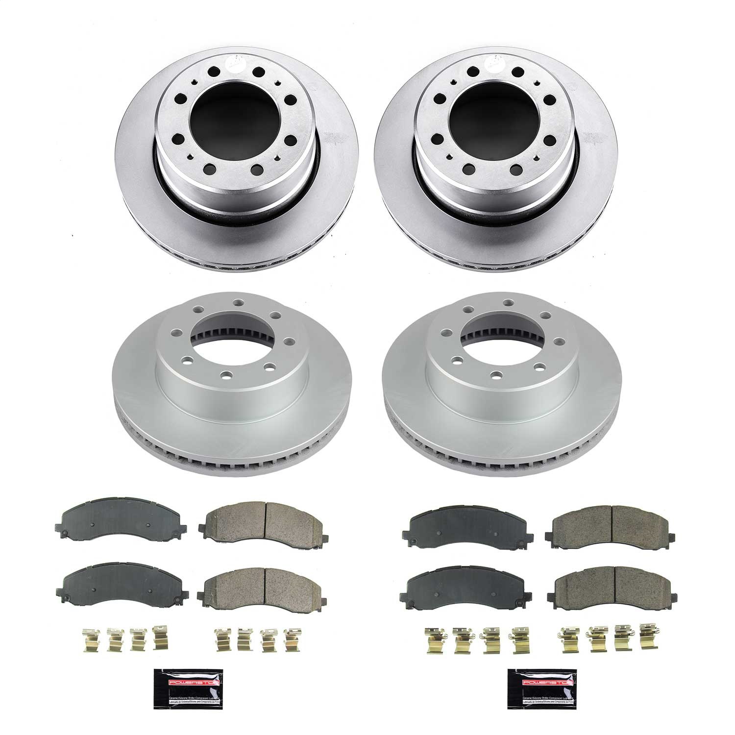 Power Stop - CRK8639 - Front and Rear - Disc Brake Pad and Rotor Kit