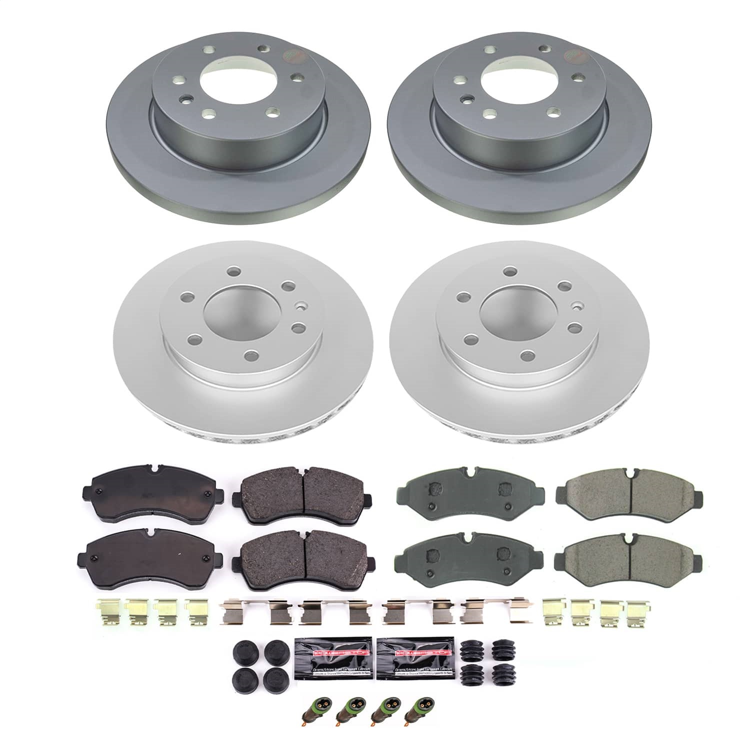 Power Stop - CRK8660 - Front and Rear - Disc Brake Pad and Rotor Kit