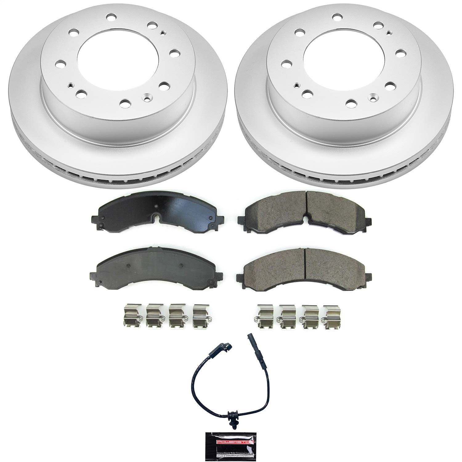 Power Stop - CRK8670 - Front - Disc Brake Pad and Rotor Kit