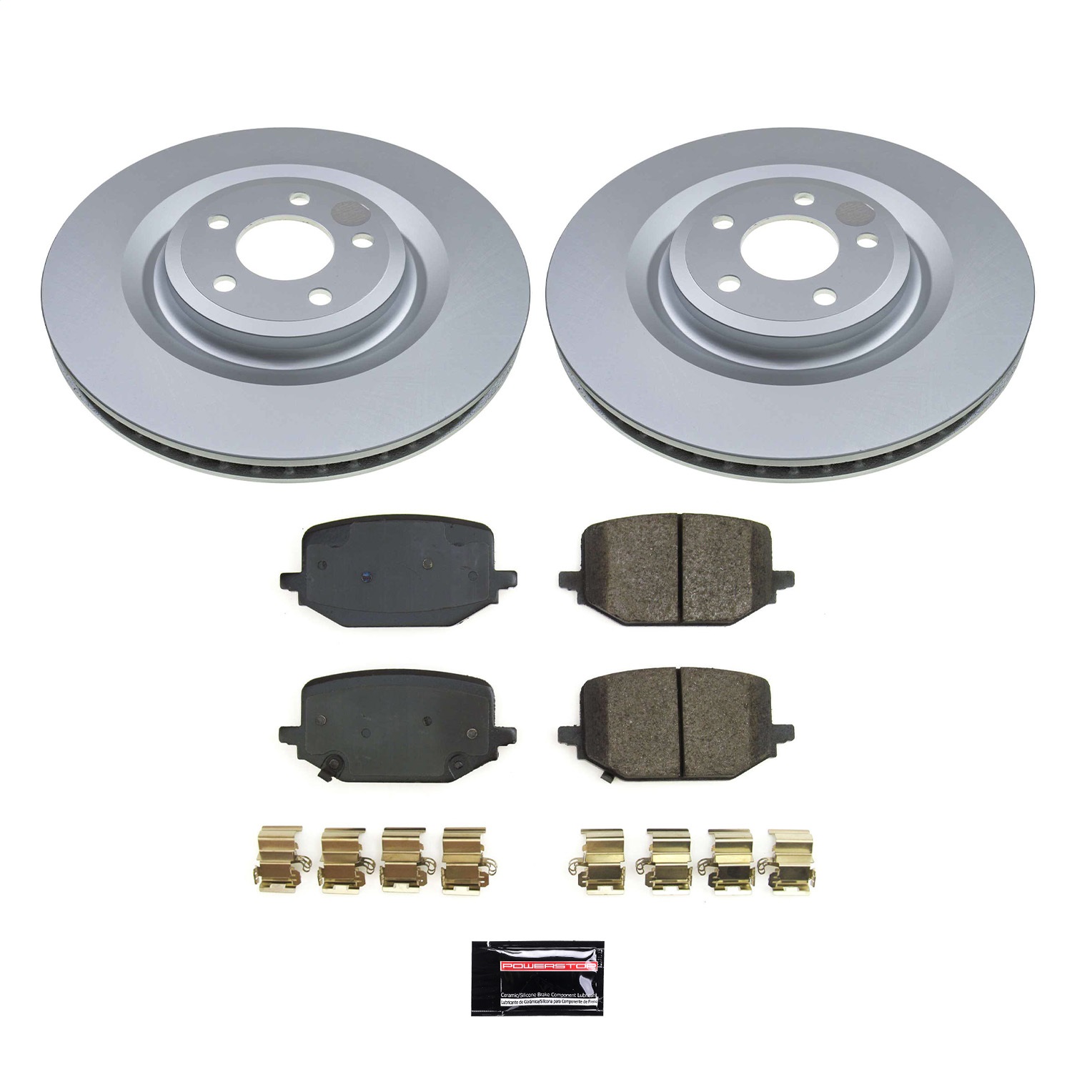 Power Stop - CRK8682 - Rear - Disc Brake Pad and Rotor Kit