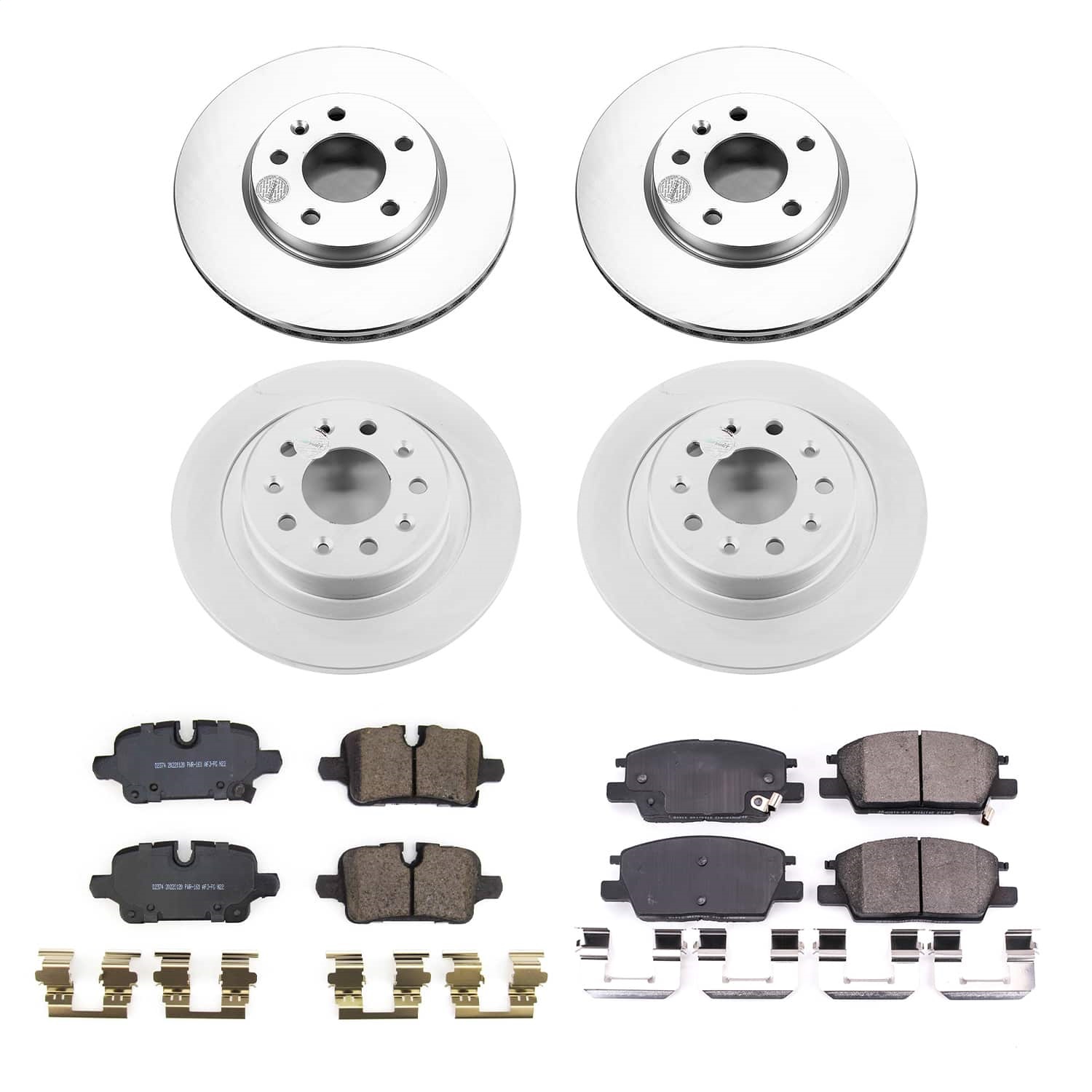 Power Stop - CRK8685 - Front and Rear - Disc Brake Pad and Rotor Kit