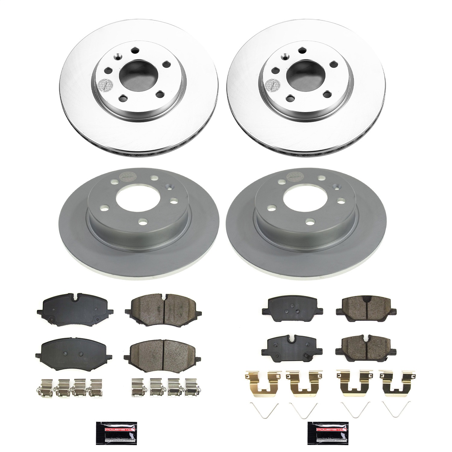 Power Stop - CRK8692 - Front and Rear - Disc Brake Pad and Rotor Kit