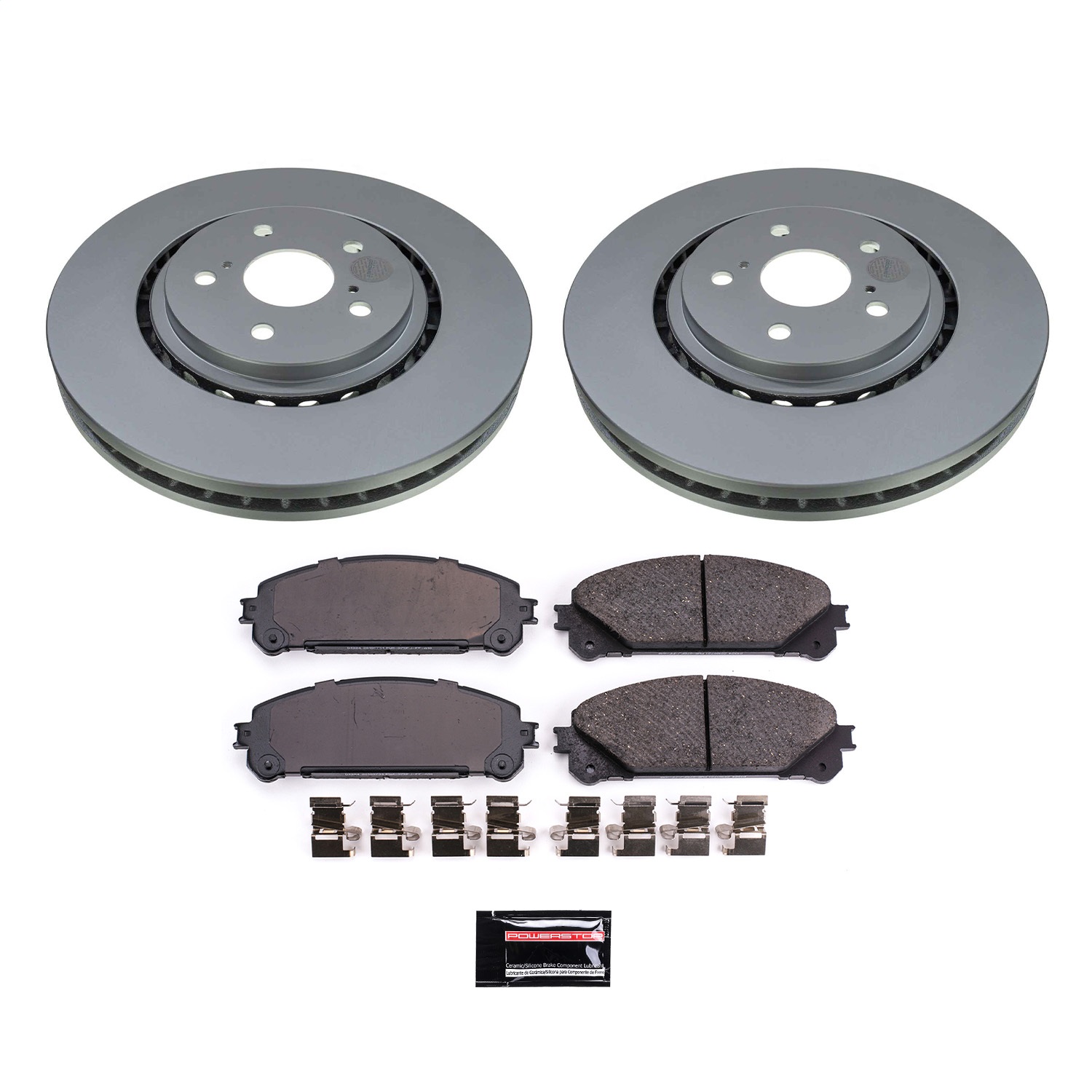 Power Stop - CRK8705 - Front - Disc Brake Pad and Rotor Kit