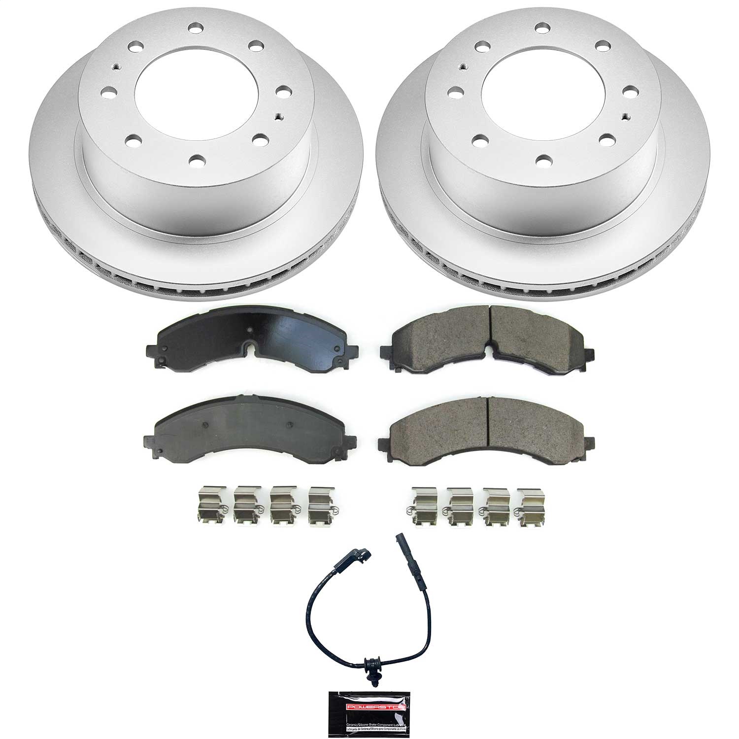 Power Stop - CRK8713 - Rear - Disc Brake Pad and Rotor Kit