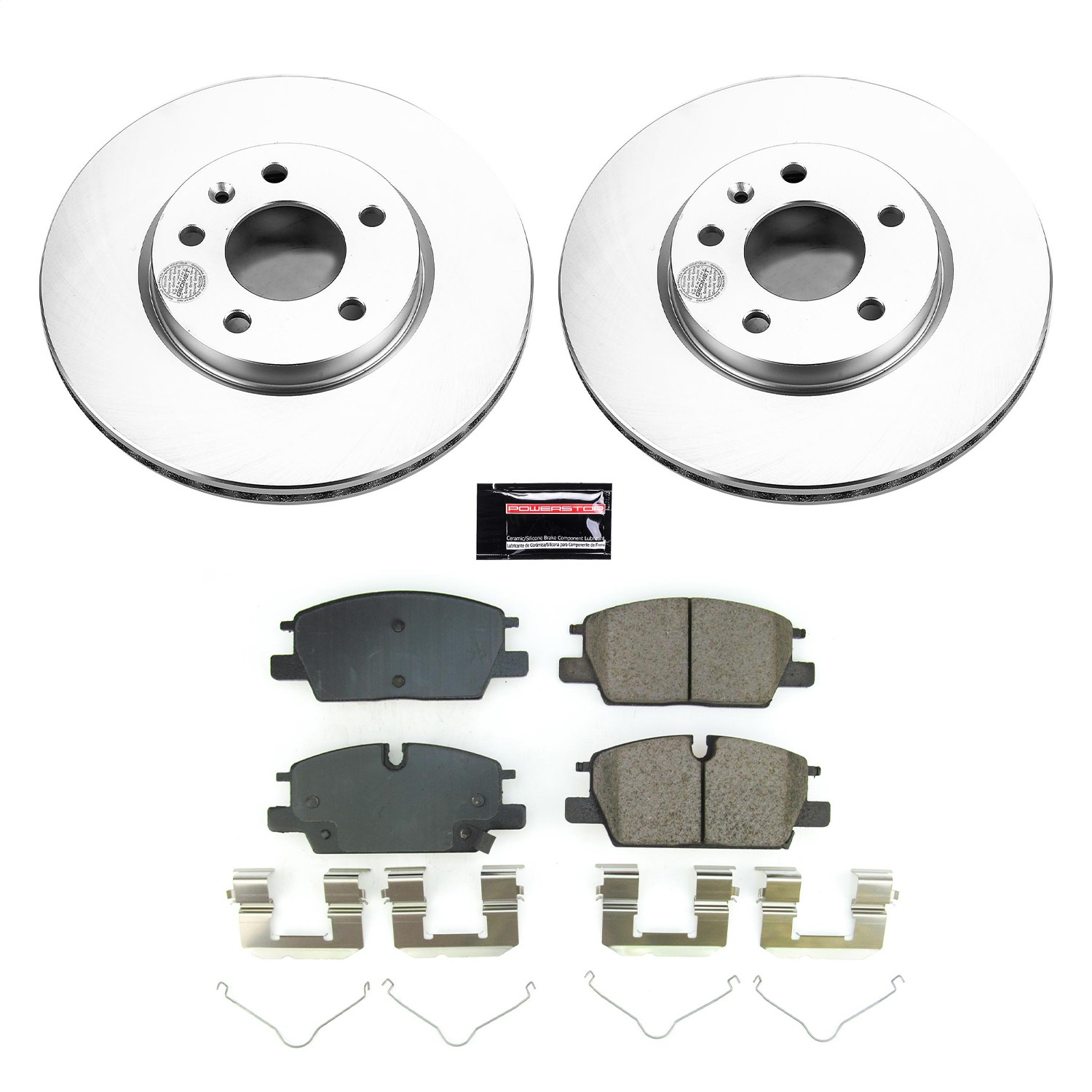 Power Stop - CRK8738 - Front - Disc Brake Pad and Rotor Kit